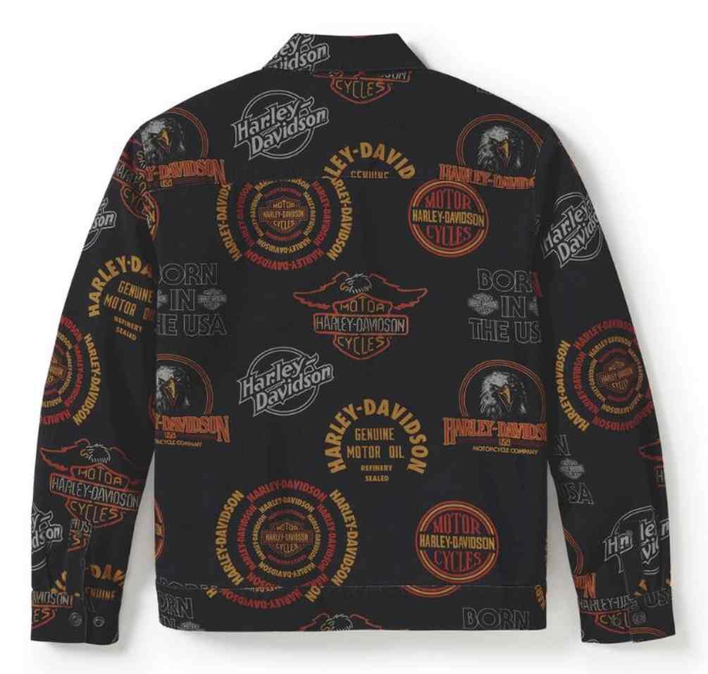 Harley-Davidson Free Shipping - Harley-Davidson Men's 80s Tank Graphic Twill Casual Jacket, Black 97419-25VM - Free Shipping on many products plus Orders Over $99