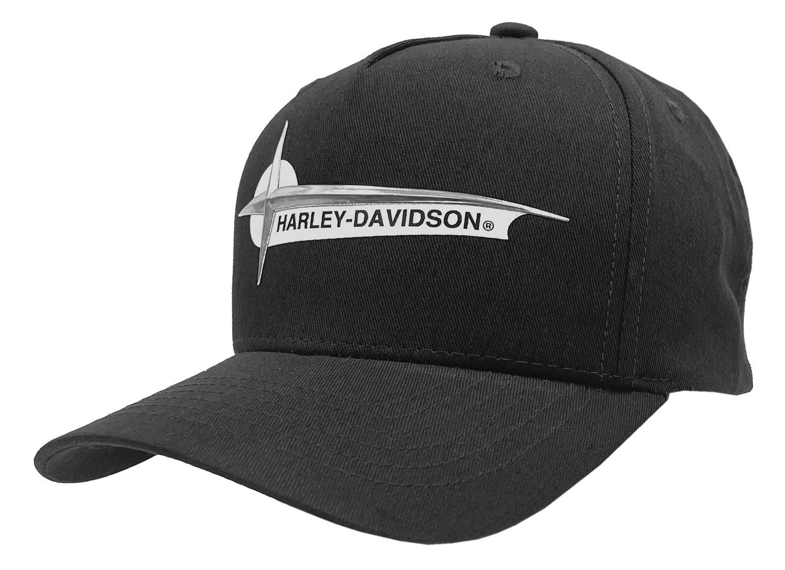 Harley-Davidson Men's Chrome Tank Adjustable Snapback Baseball Cap - Gray - Wisconsin Harley-Davidson