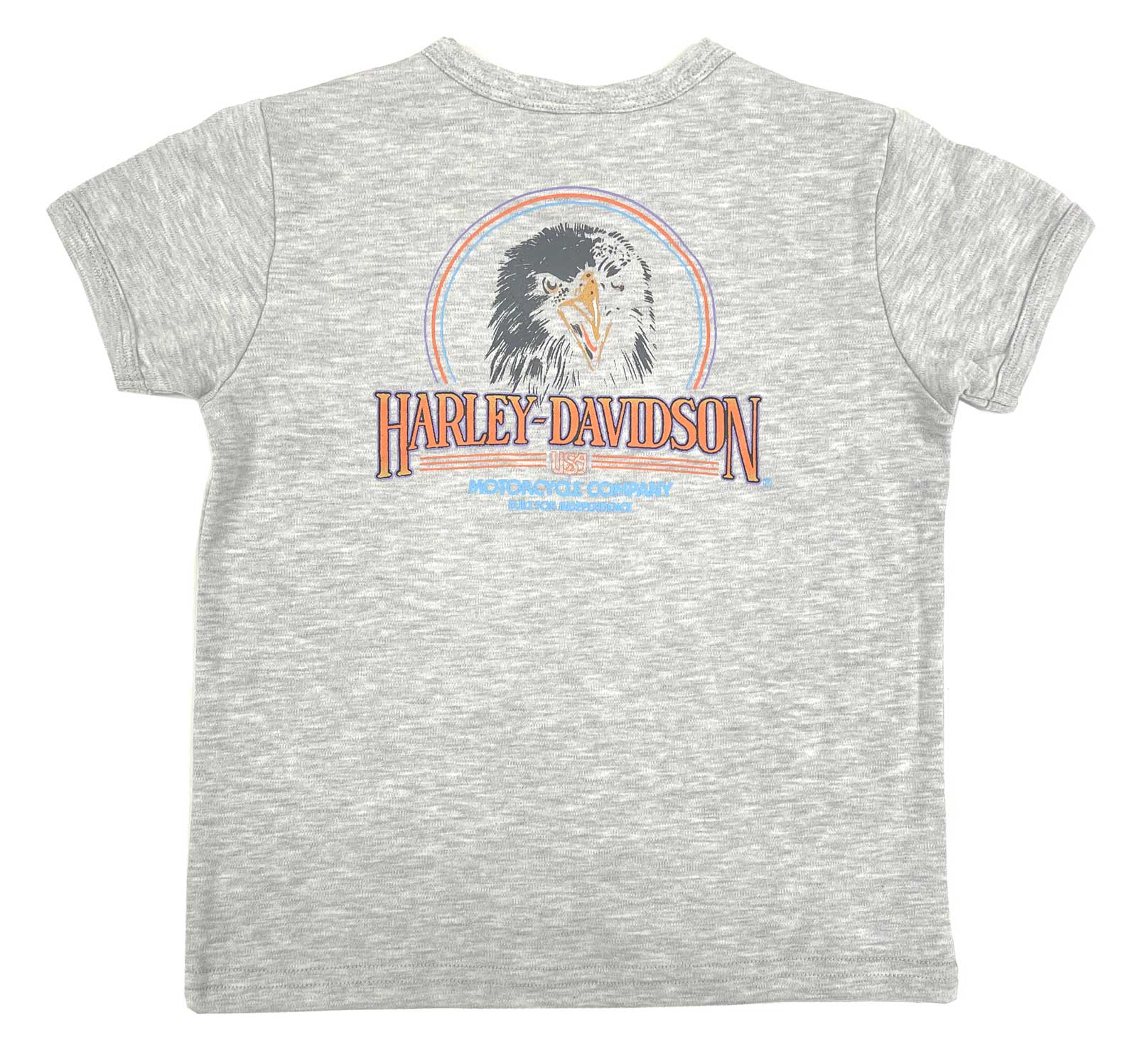 Harley-Davidson Free Shipping - Harley-Davidson Big Boys' Ringer B&S Logo Short Sleeve Tee, Heather Gray - Free Shipping on many products plus Orders Over $99