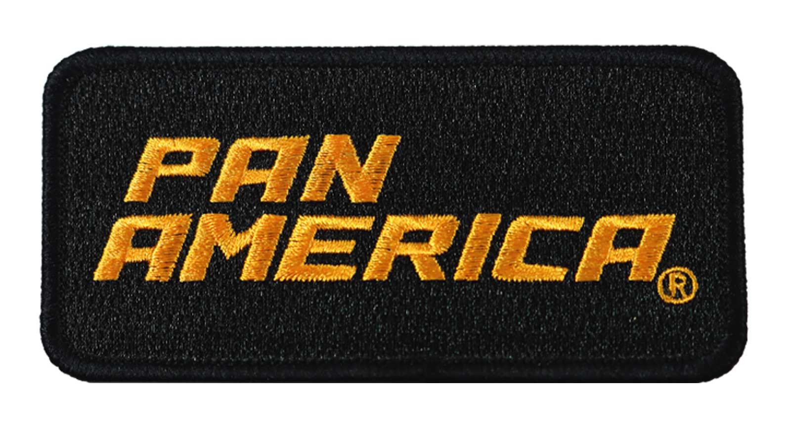 Harley-Davidson 4 in. Pan America Embroidered Emblem Sew-On Patch, Black - Wisconsin Harley-Davidson