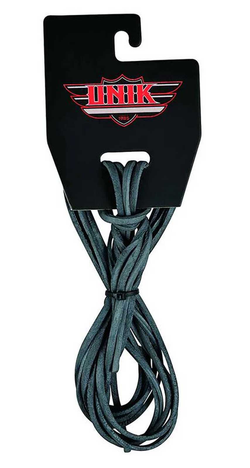 Derringer Premium Cowhide Leather Vest Laces, Durable & Flexible - Gray - Wisconsin Harley-Davidson