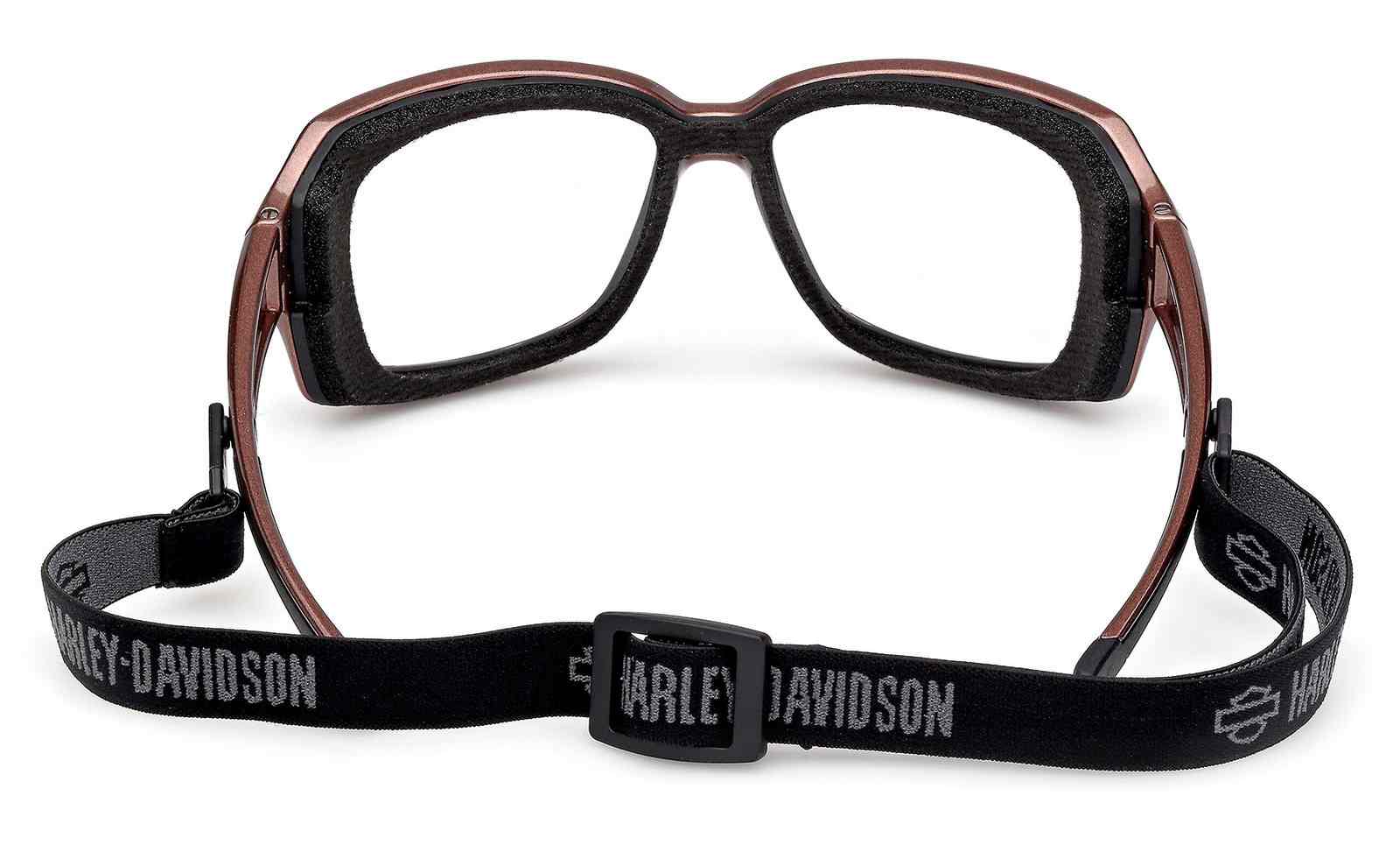 Harley-Davidson Women's Fire Bird Clear Sunglasses w/ Headstrap, Pink Pearlized - No Hassle Returns at Wisconsin Harley