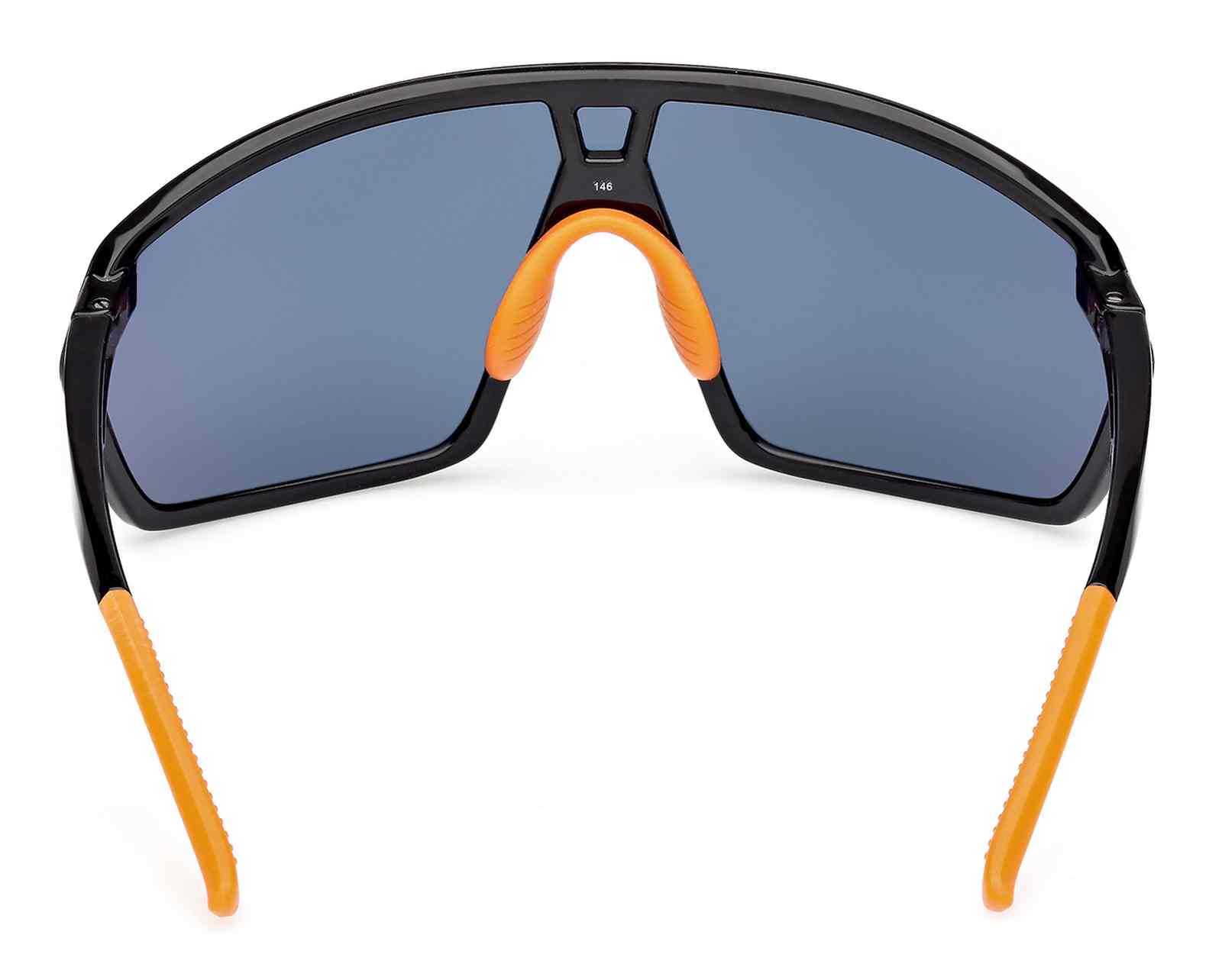 Harley-Davidson Men's Ironbond Wide Sunglasses, Black Frame/Orange Lens - No Hassle Returns at Wisconsin Harley