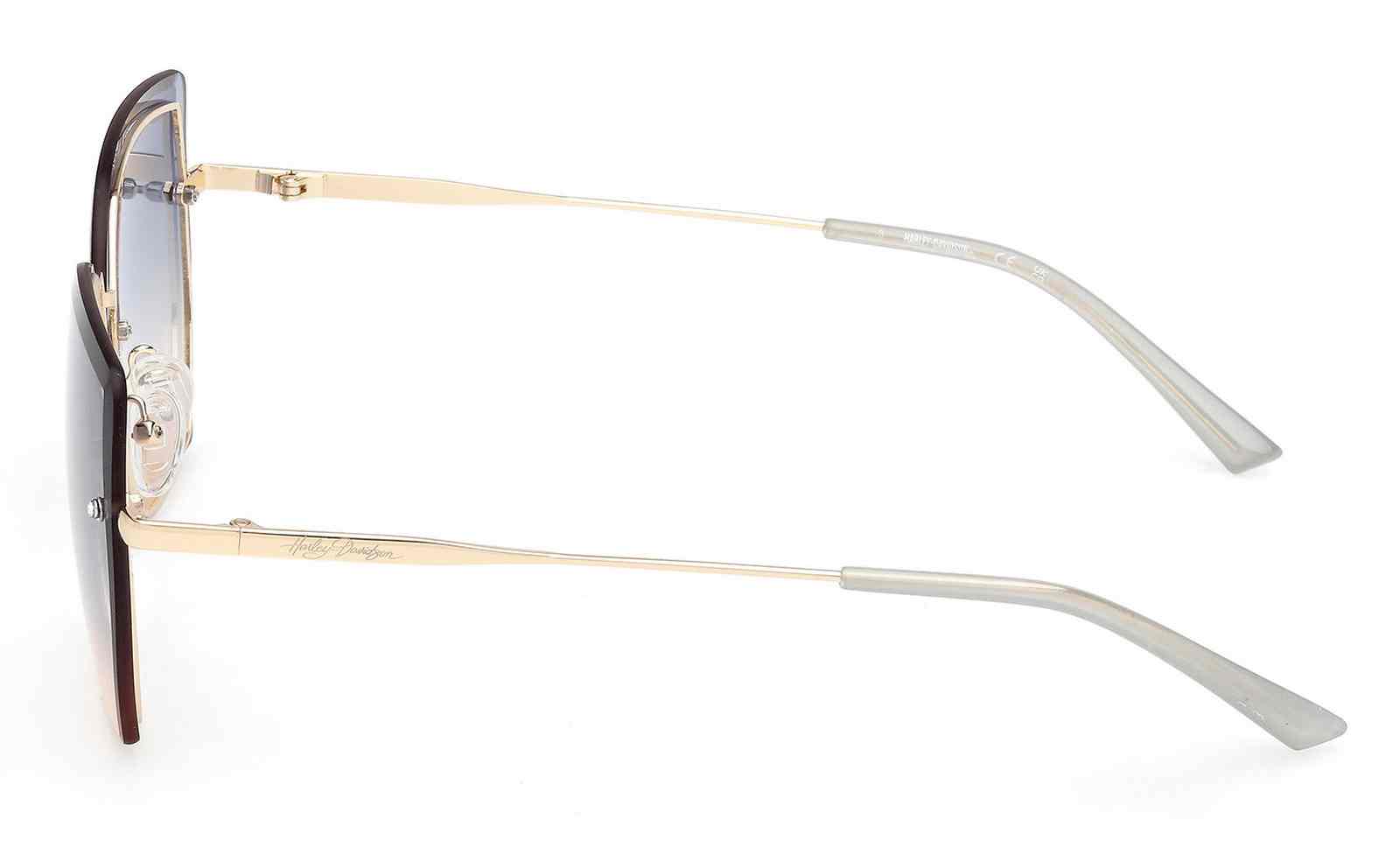 Harley-Davidson Free Shipping - Harley-Davidson Women's Geometric Shape Sunglasses, Silver Frame/Gradient Lens - Free Shipping on many products plus Orders Over $99