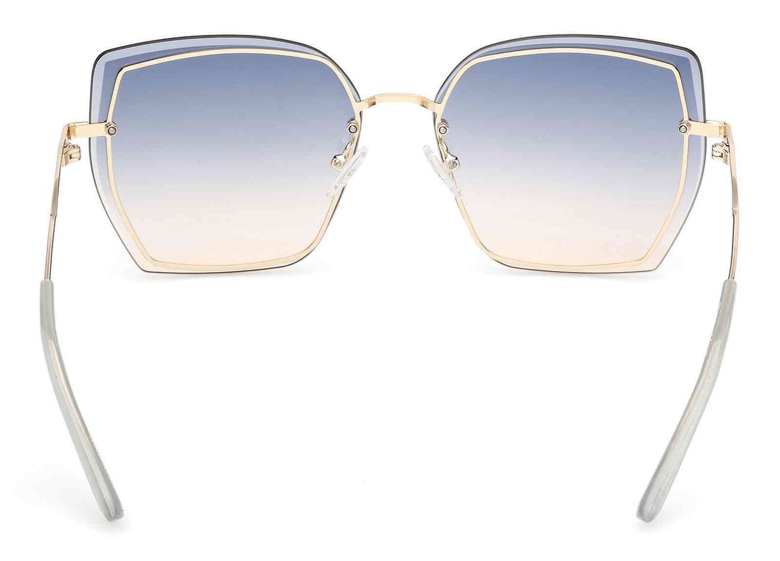 Harley-Davidson Women's Geometric Shape Sunglasses, Silver Frame/Gradient Lens - No Hassle Returns at Wisconsin Harley