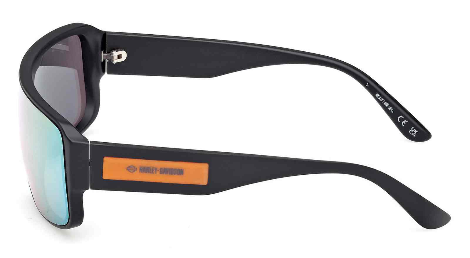 Harley-Davidson Free Shipping - Harley-Davidson Men's Fashion Shield Sunglasses, Black Frame/Orange Revo Lens - Free Shipping on many products plus Orders Over $99