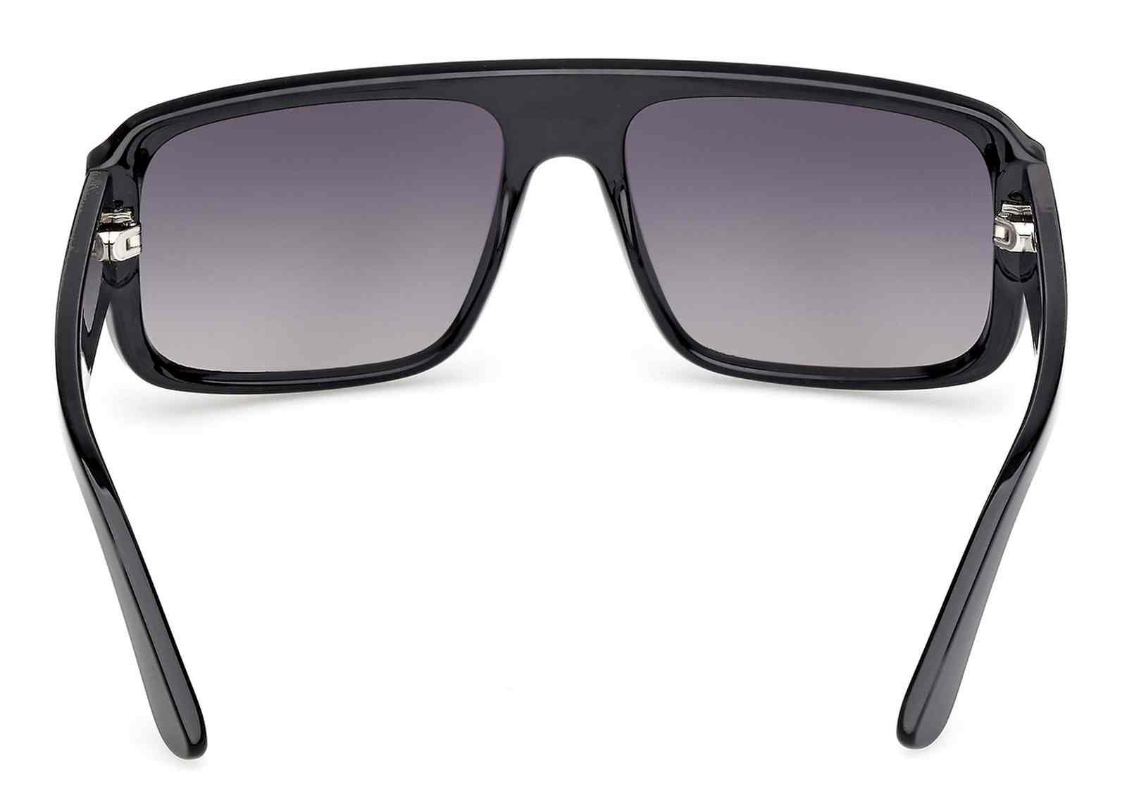 Harley-Davidson Men's Fashion Shield Sunglasses, Black Frame/Smoke Gradient Lens - No Hassle Returns at Wisconsin Harley