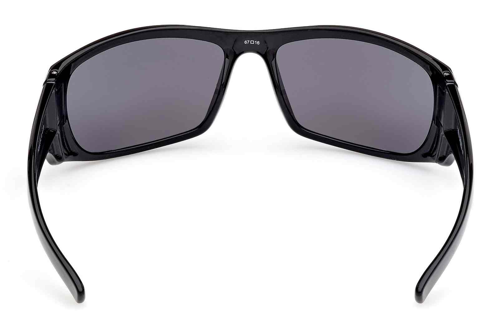 Harley-Davidson Men's Winborn Smoke Lens Sport Sunglasses, Shiny Black Frame - No Hassle Returns at Wisconsin Harley