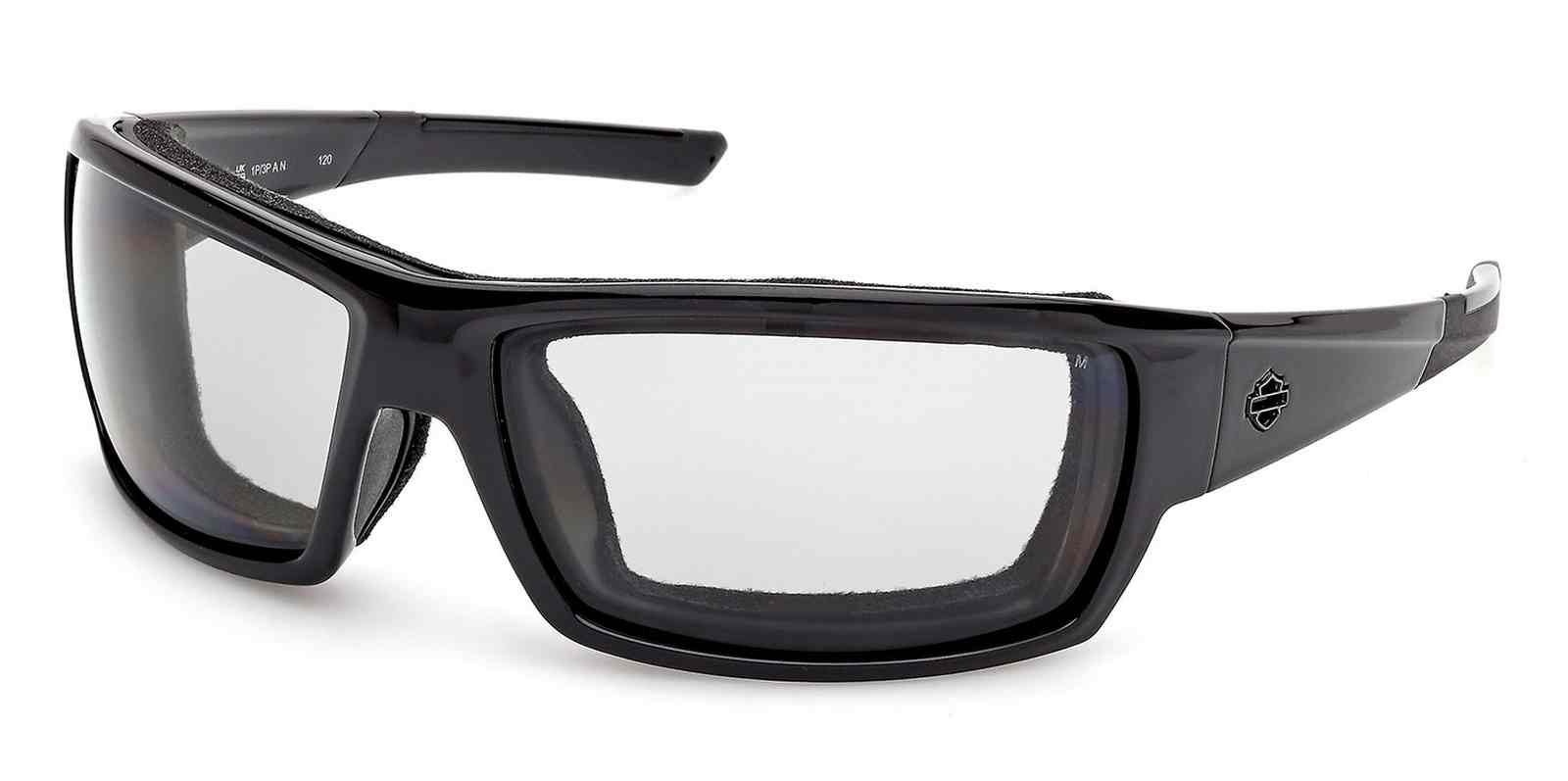 Harley-Davidson Men's Juneau 2.0 Light-Adjusting Sunglasses, Shiny Black - Wisconsin Harley-Davidson