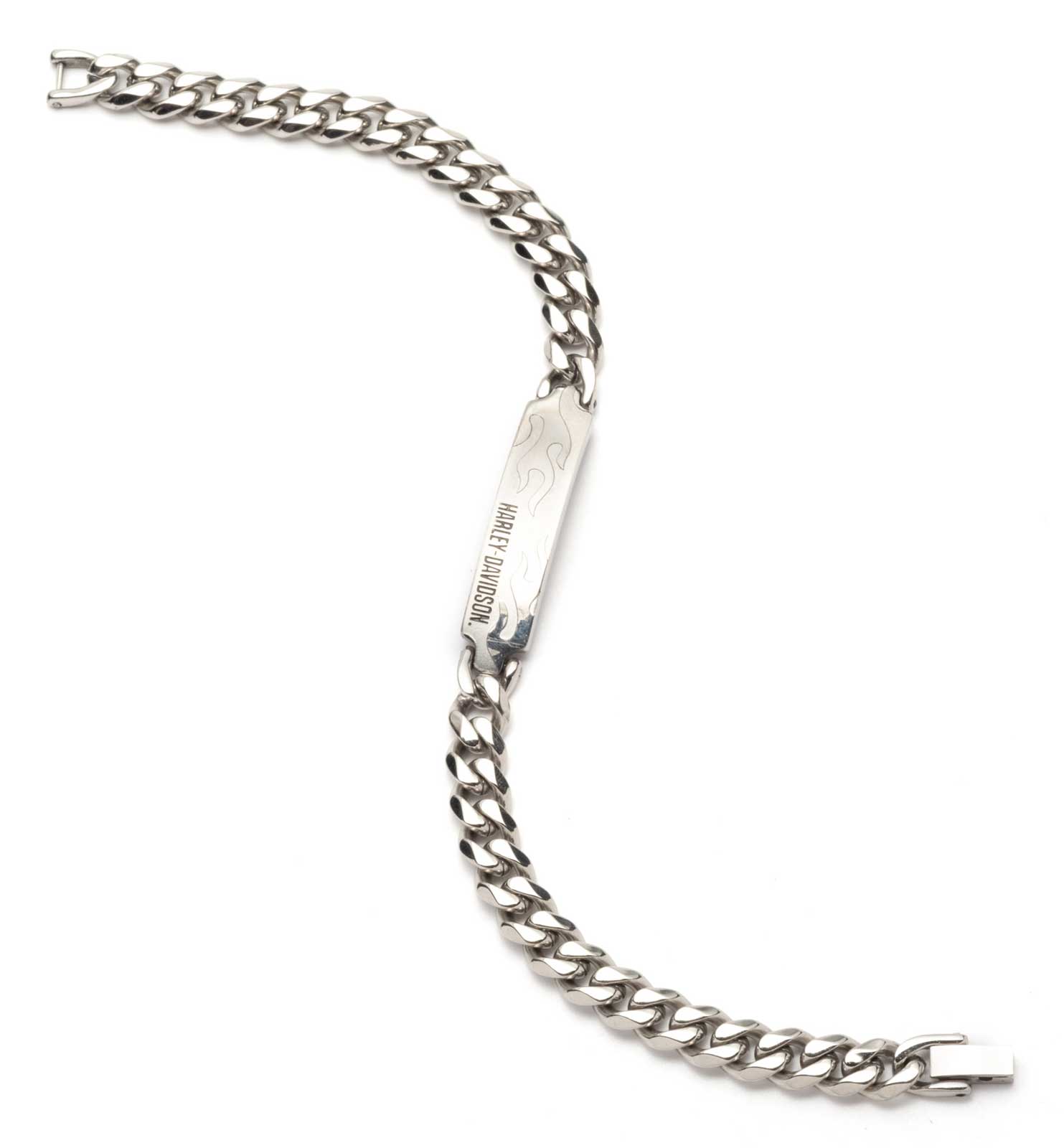 Harley-Davidson Free Shipping - Harley-Davidson Men's 9 in. H-D Etched Flame Flex Bracelet, Stainless Steel - Free Shipping on many products plus Orders Over $99