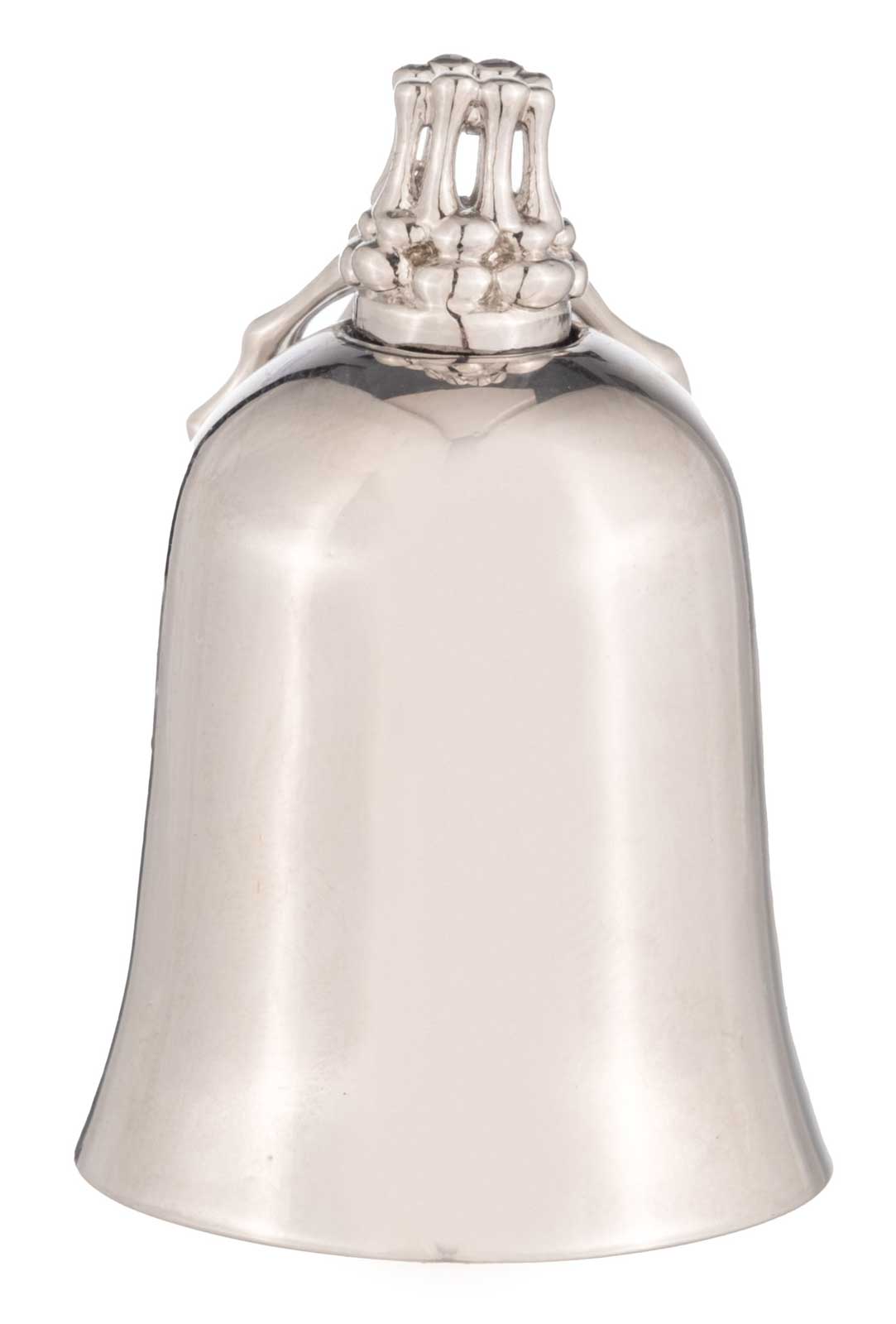 Harley-Davidson® Skeleton Hand Bar & Shield Logo Ride Bell, Silver