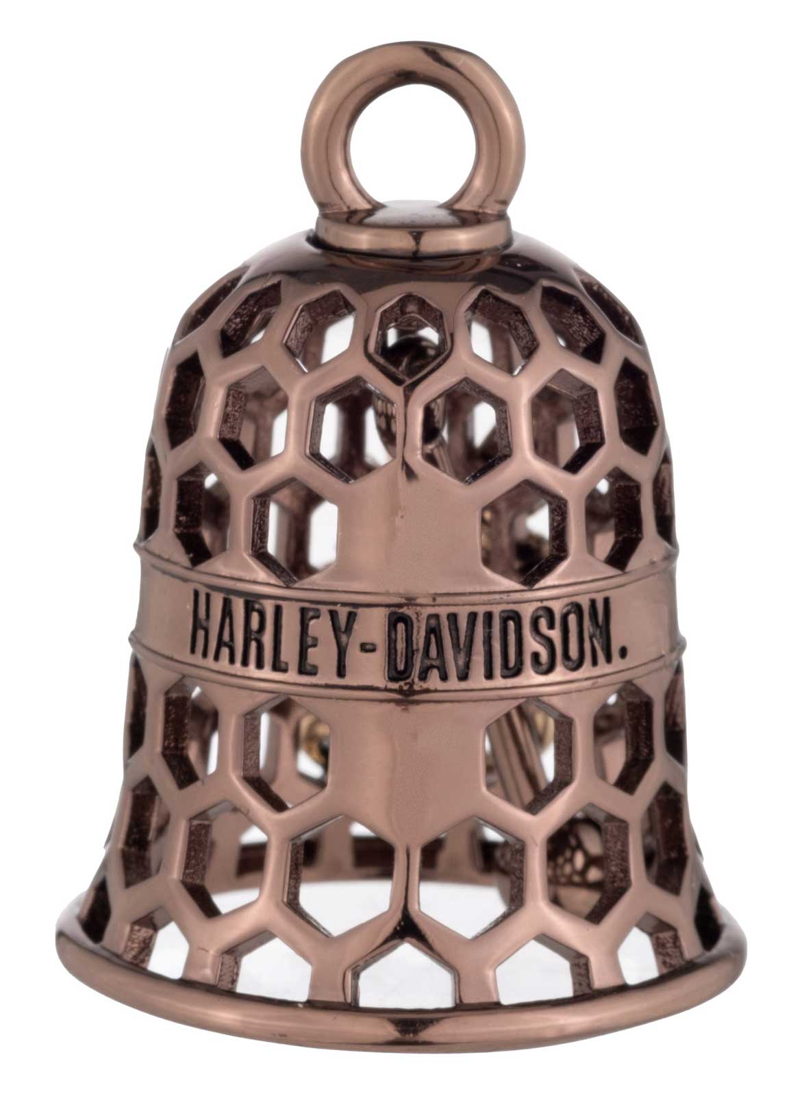 Harley-Davidson Free Shipping - Harley-Davidson Bumblebee Honey Comb H-D Script Ride Bell, Brown Finish - Free Shipping on many products plus Orders Over $99