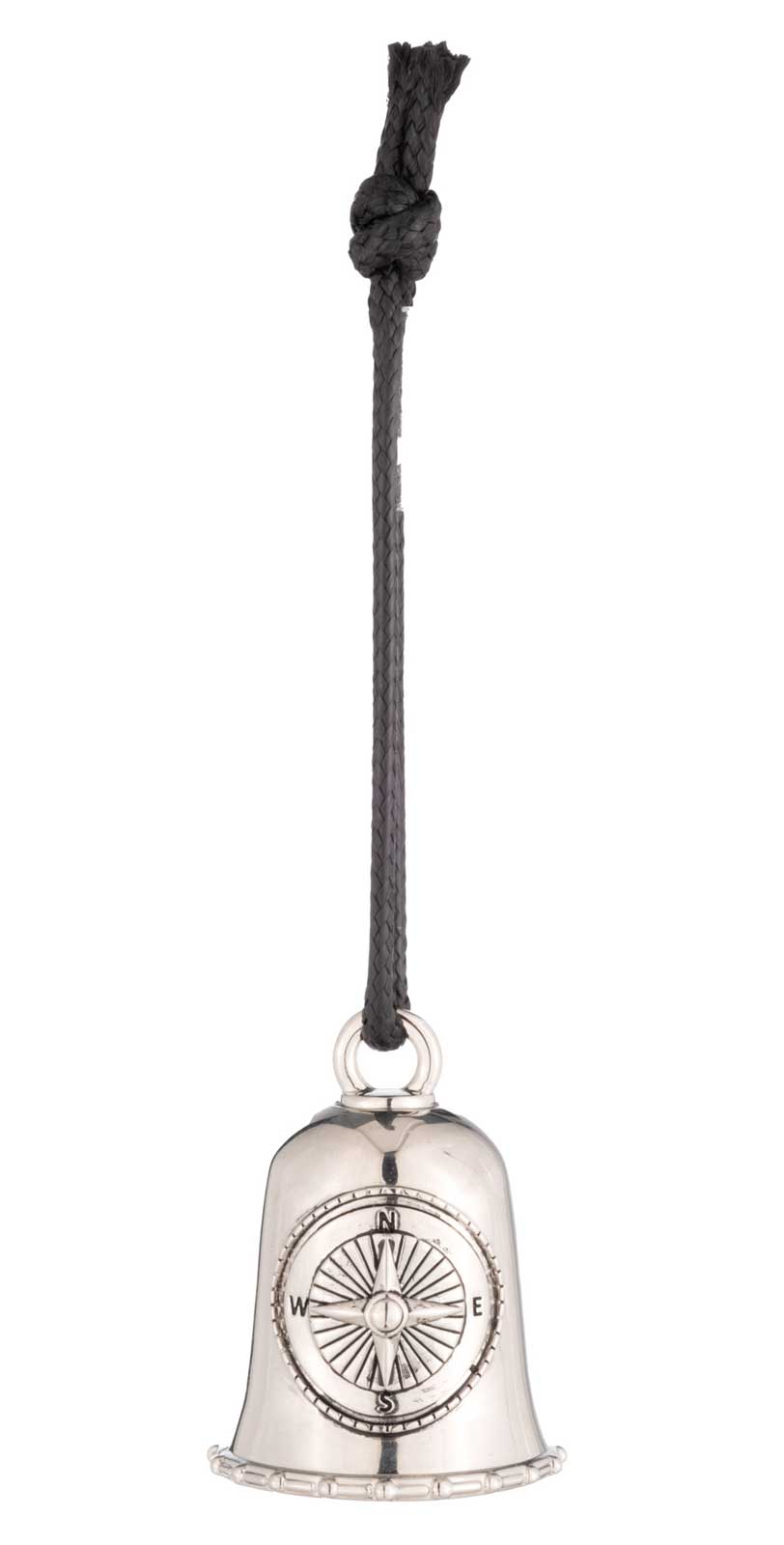 Harley-Davidson Sculpted Radial Compass Ride Bell, Silver Finish - No Hassle Returns at Wisconsin Harley