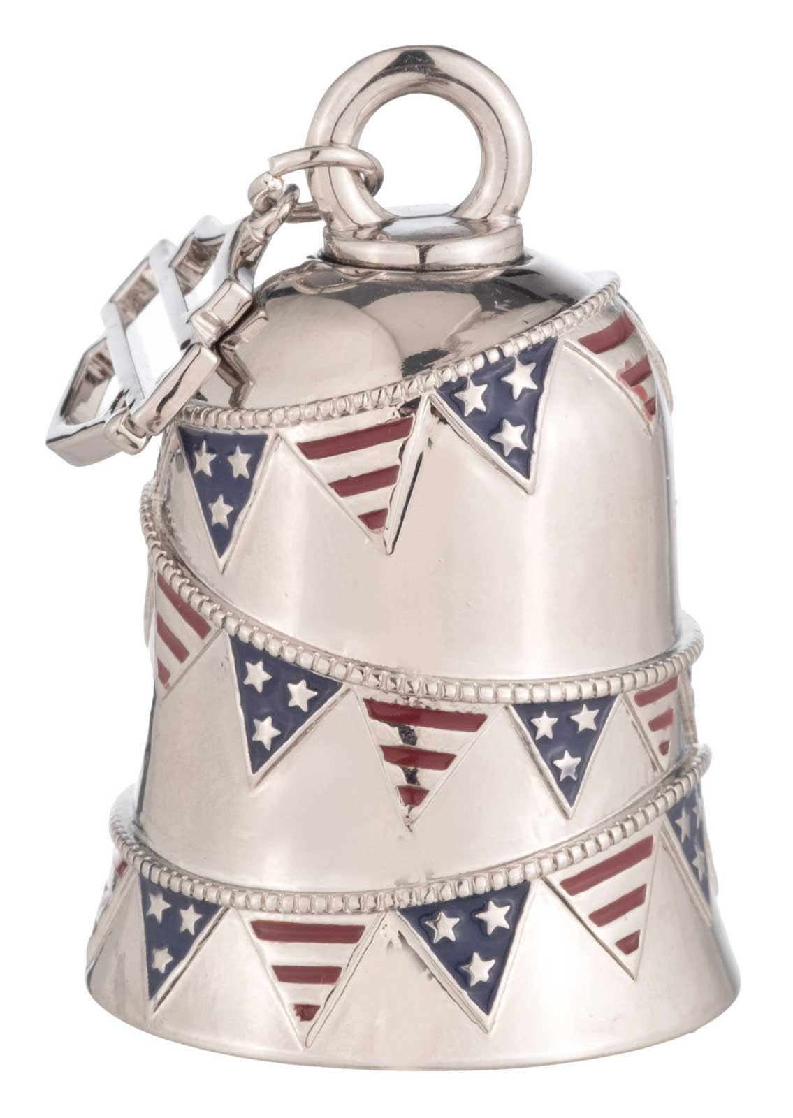 Harley-Davidson Free Shipping - Harley-Davidson USA Flag Banners w/ Bar & Shield Logo Charm Ride Bell, Silver - Free Shipping on many products plus Orders Over $99