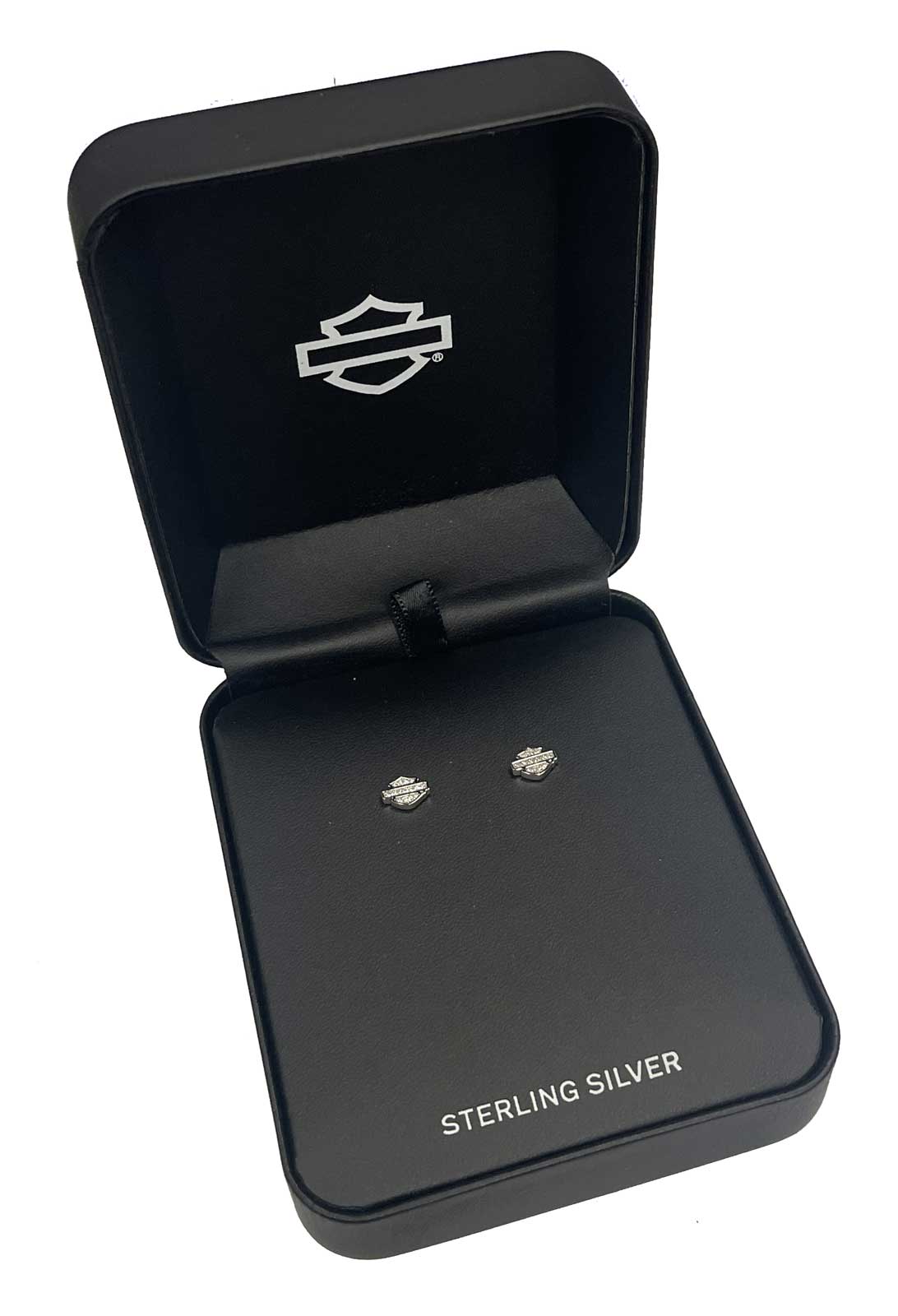 Harley-Davidson Free Shipping - Harley-Davidson Women's 8mm Bling Bar & Shield Stud Earrings, Sterling Silver - Free Shipping on many products plus Orders Over $99