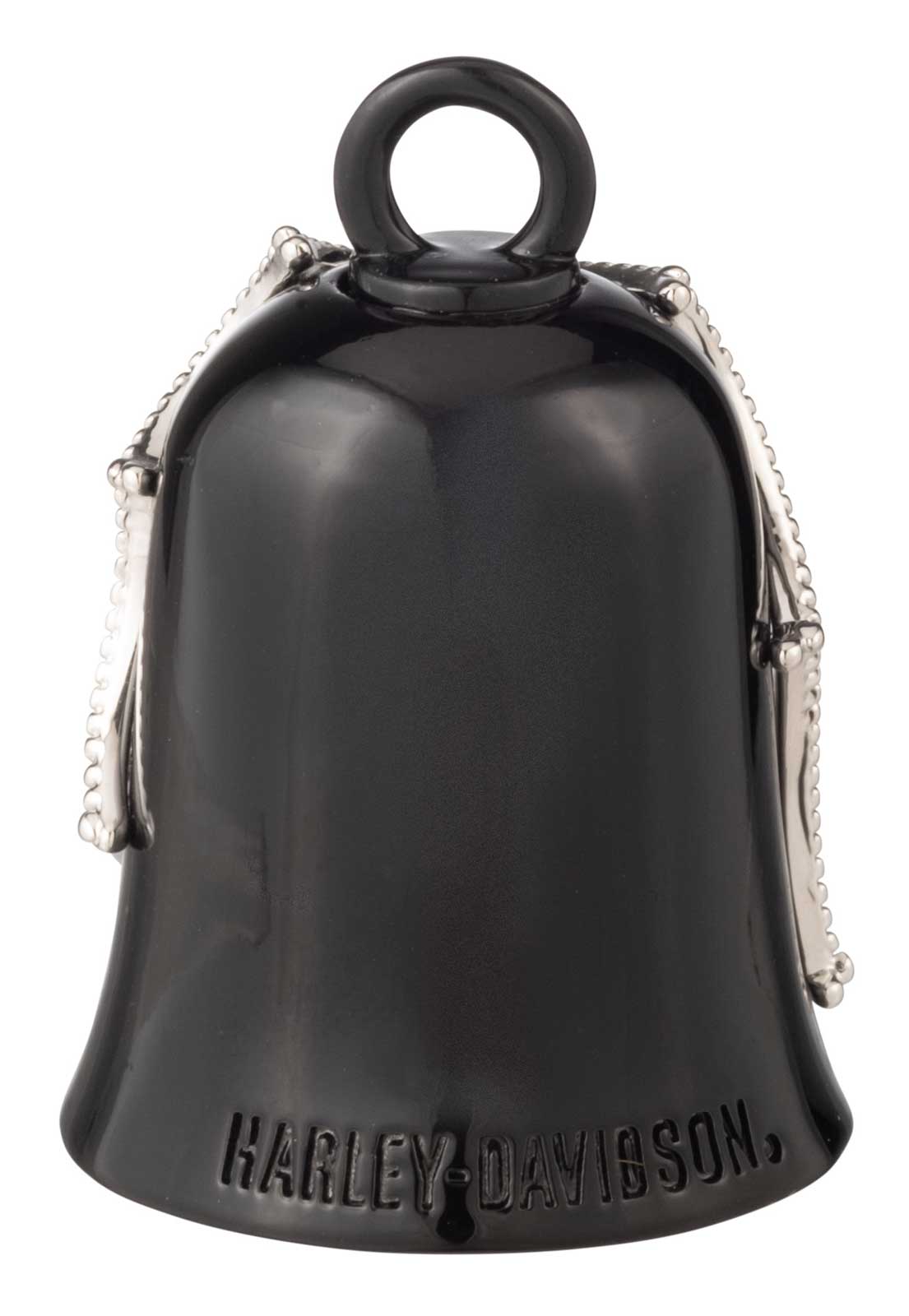 Harley-Davidson® Sculpted Spider Web Motorcycle Ride Bell, Black