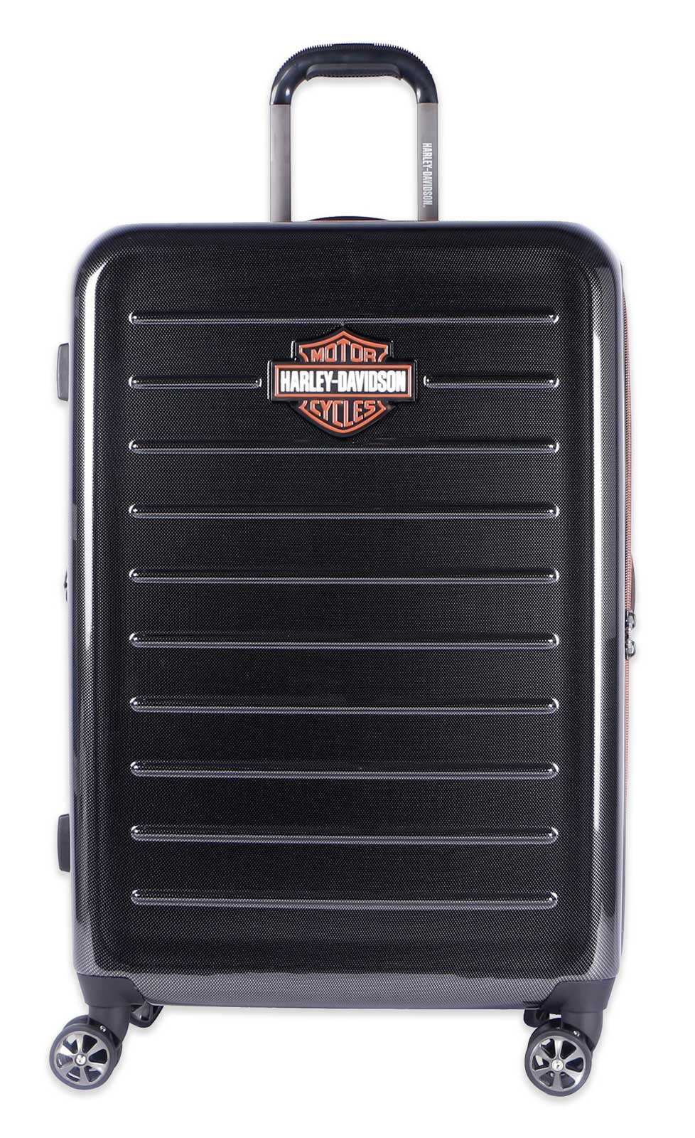 新品Harley-Davidson ボストン、キャリーバッグ 黒 Harley-Davidson® 30 in. Cruiser Hard Sided Expandable Wheeling