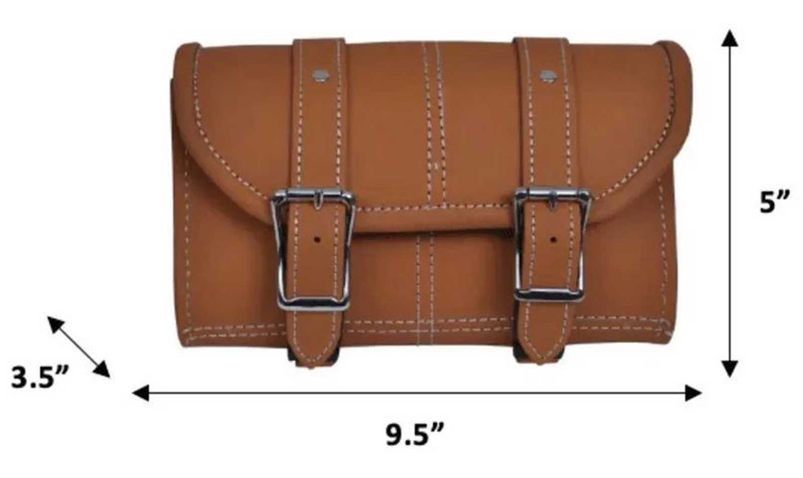 Harley-Davidson Free Shipping - UNIK Premium Genuine Leather Bike Tool Bag, Compact Size - Brown - Free Shipping on many products plus Orders Over $99