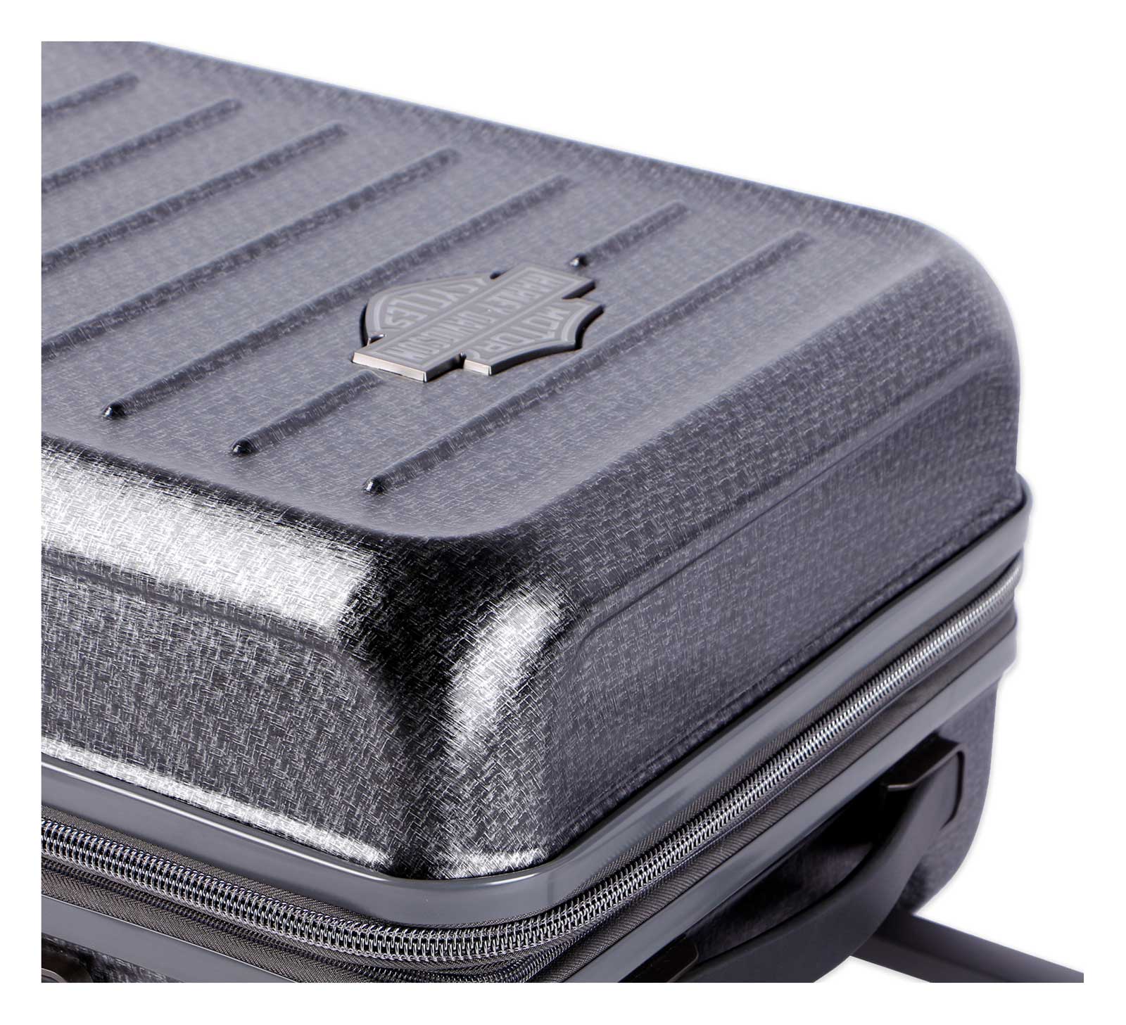 Harley-Davidson® 22 in. Cruiser Hard Sided Expandable Wheeling Luggage, Charcoal
