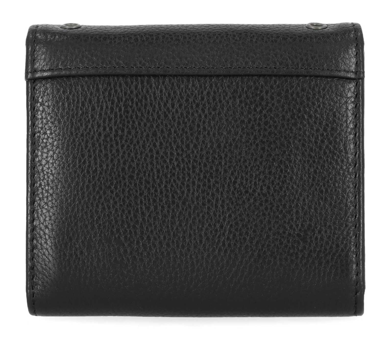 Harley-Davidson Women's Eyelet Bar & Shield Logo Leather Indexer Wallet, Black - Largest Selection of Harley-Davidson Products