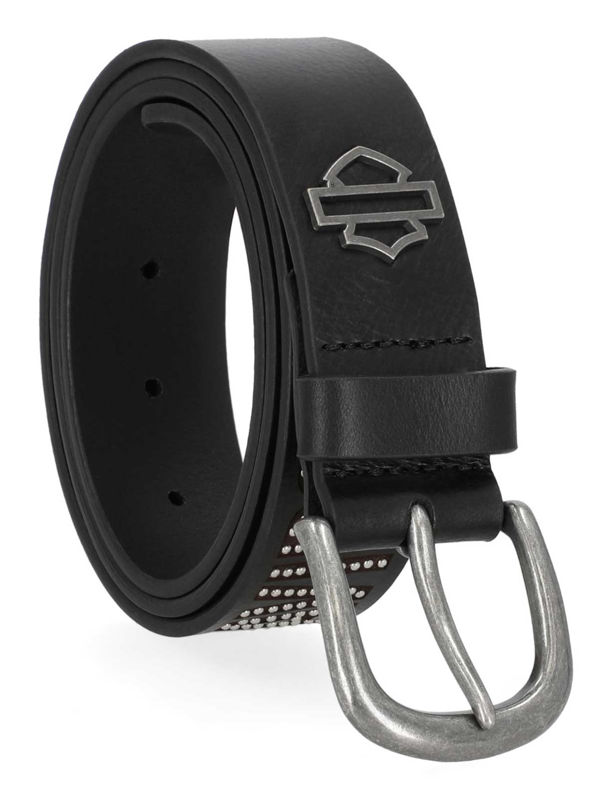 Harley-Davidson Free Shipping - Harley-Davidson Women's Mini Tack Studded H-D Leather Belt, Black - Free Shipping on many products plus Orders Over $99