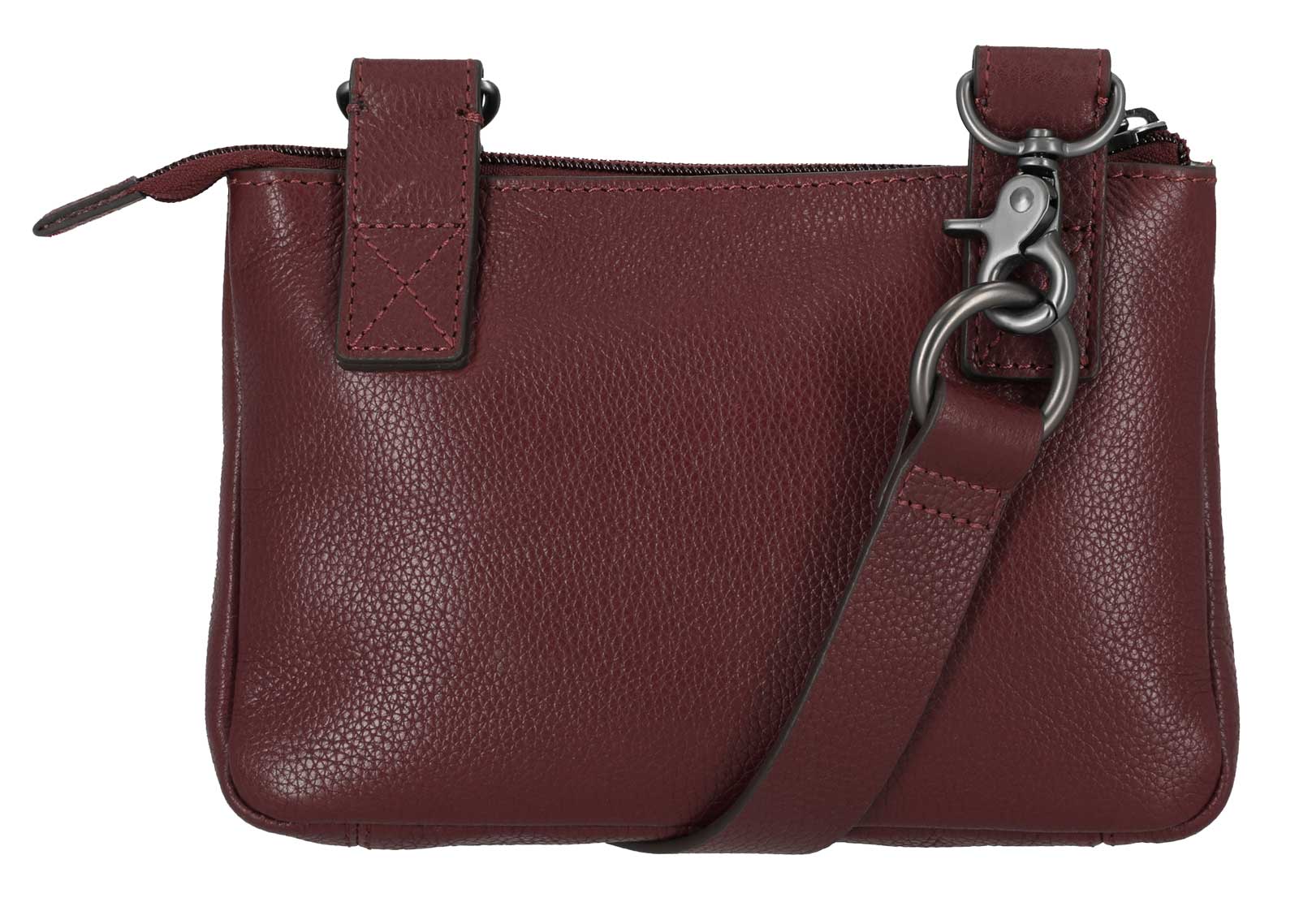 Harley-Davidson Women's Eyelet Bar & Shield Genuine Leather Hip Bag, Red - No Hassle Returns at Wisconsin Harley