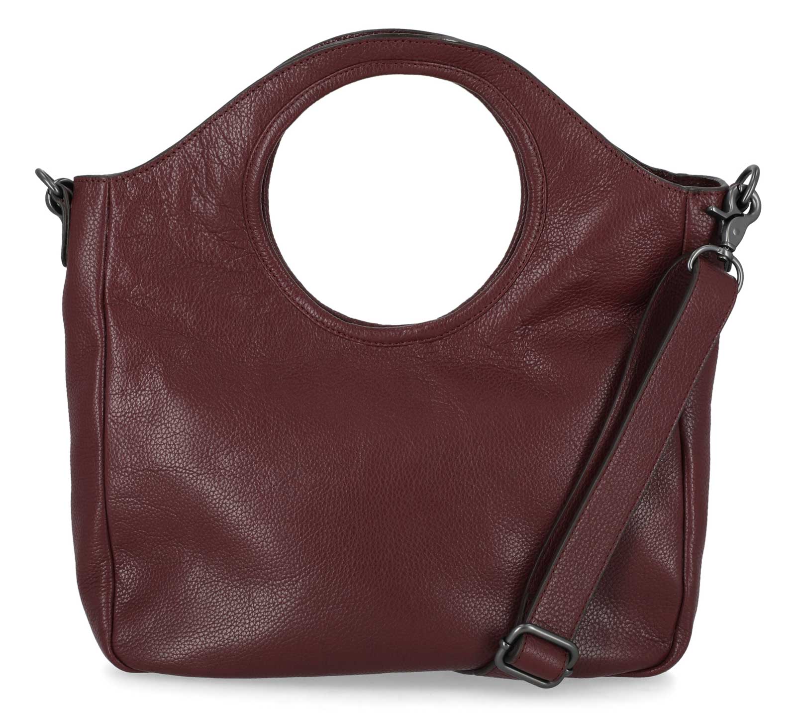 Harley-Davidson Women's Eyelet Bar & Shield Leather Satchel Purse, Red - No Hassle Returns at Wisconsin Harley