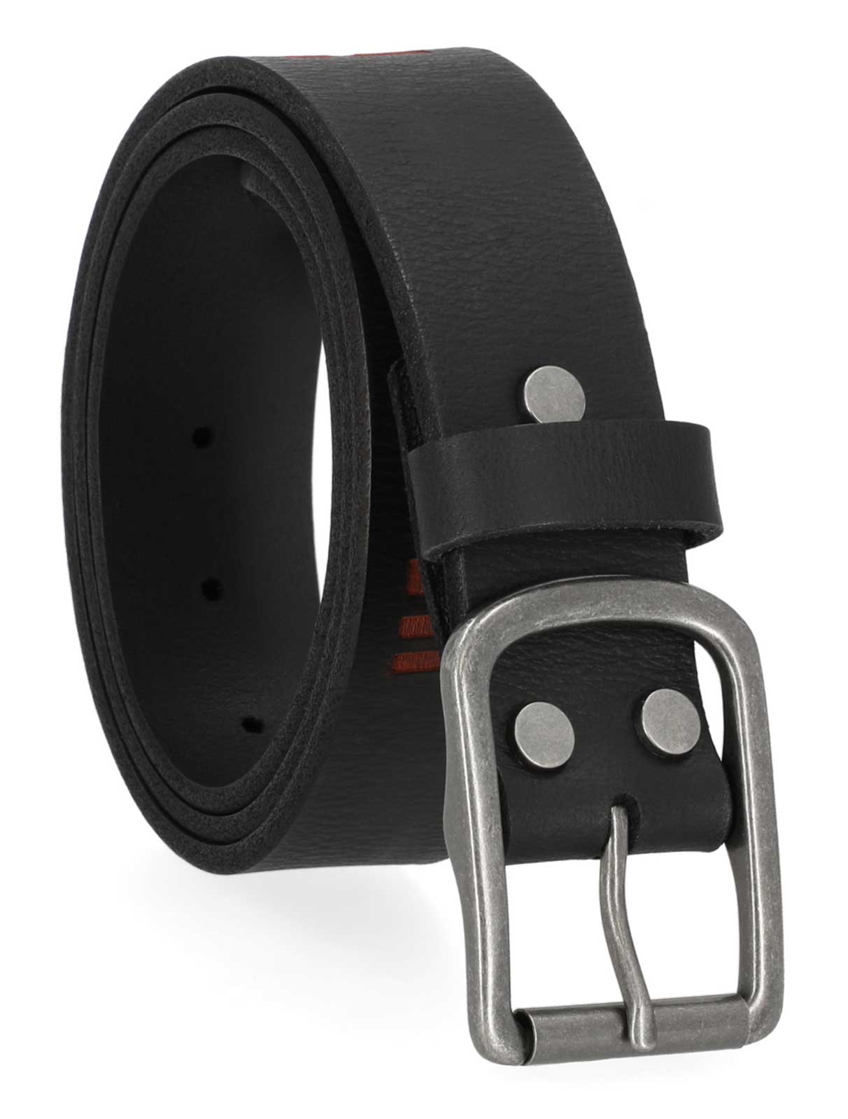 Harley-Davidson Free Shipping - Harley-Davidson Men's Embossed H-D Genuine Leather Belt, Black/Orange - Free Shipping on many products plus Orders Over $99