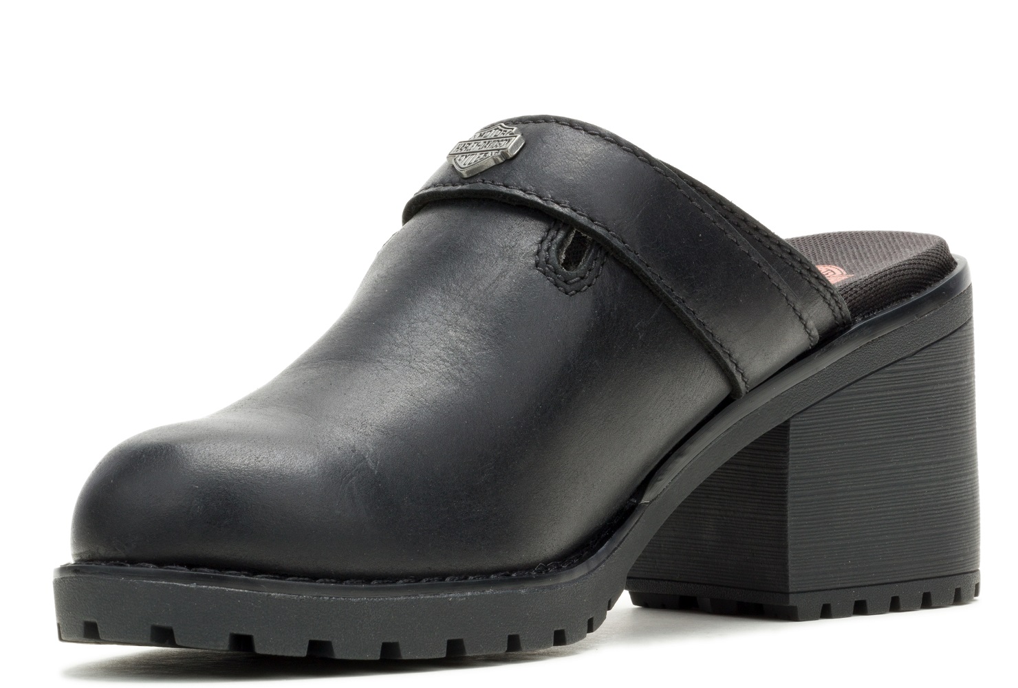 Harley-Davidson® Women's Kitty 2.75-Inch Black Fashion Mules