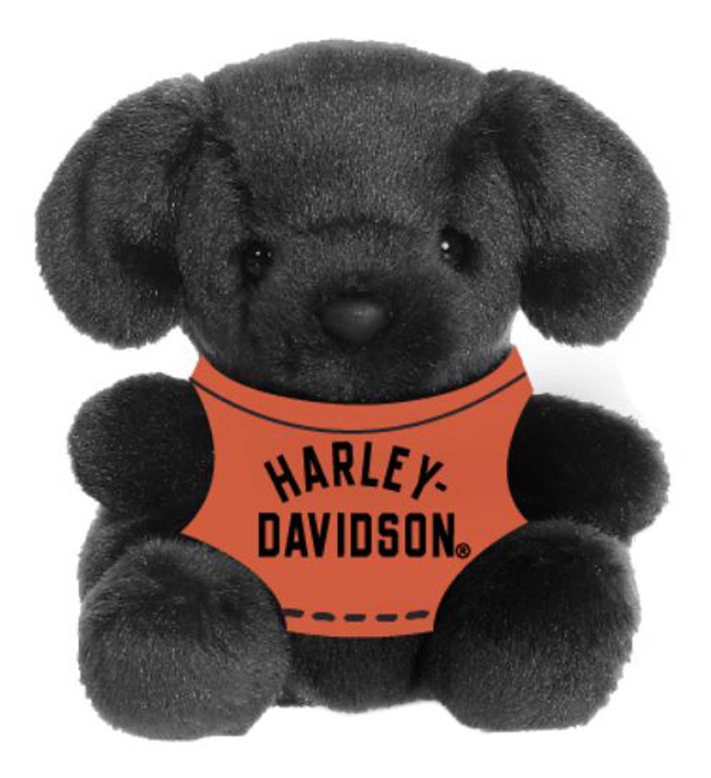 Harley-Davidson Toddler 'Bean' Beanie Bag Dog Plush Animal, Black - Wisconsin Harley-Davidson