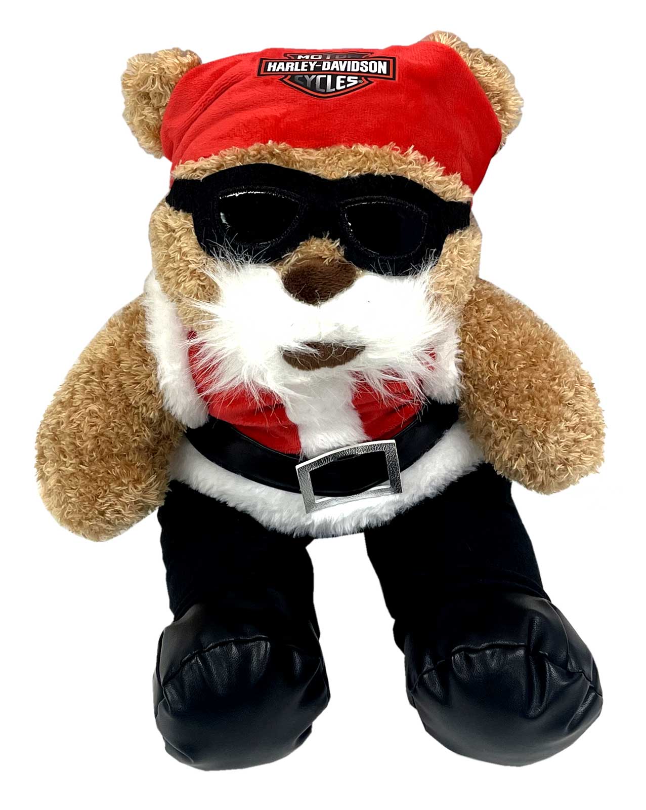 Harley-Davidson Toddler 'Santa Bear' Collectible Huggy Bear Plush Animal - Wisconsin Harley-Davidson