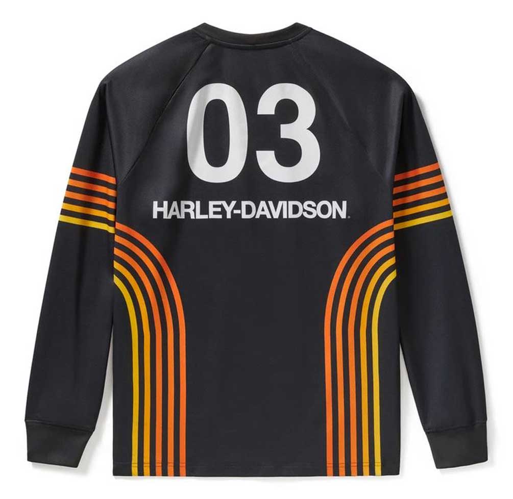 Harley-Davidson Free Shipping - Harley-Davidson Men's H-D Tech Racing Long Sleeve Jersey, Black 96727-25VM - Free Shipping on many products plus Orders Over $99