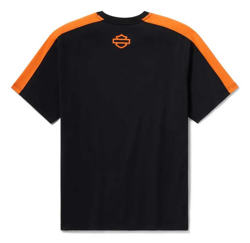 Harley-Davidson® Men's H-D TECH Coolmax Colorblocked Tee - Black