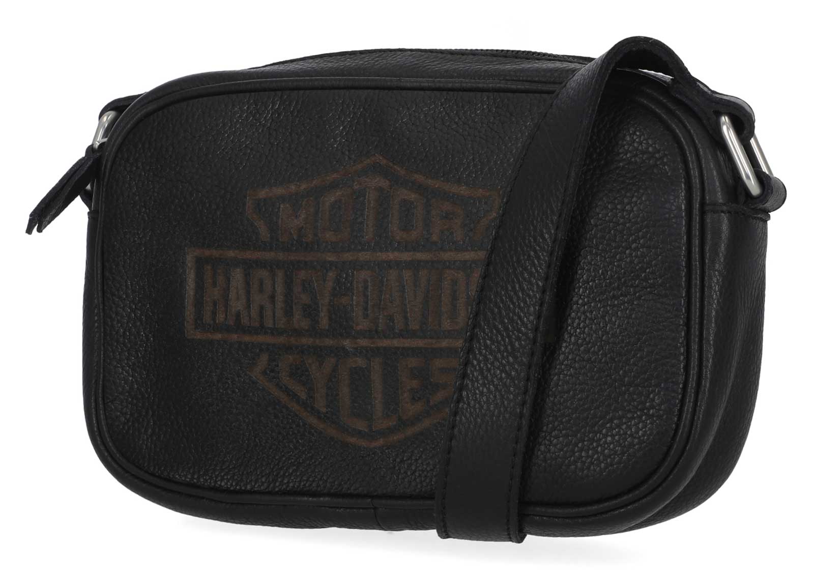 Harley-Davidson Free Shipping - Harley-Davidson Women's Traditional B&S Logo Leather Crossbody Purse, Brown - Free Shipping on many products plus Orders Over $99