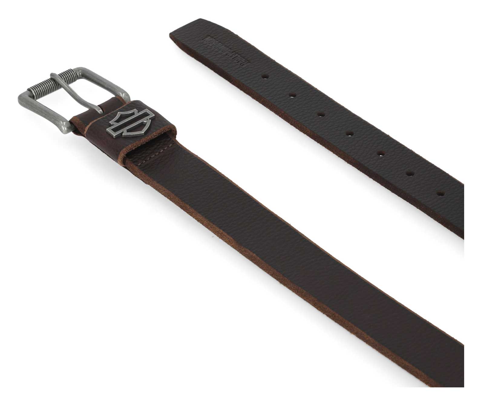 Harley-Davidson Free Shipping - Harley-Davidson Men's Die Cut Open Bar & Shield Genuine Leather Belt, Brown - Free Shipping on many products plus Orders Over $99