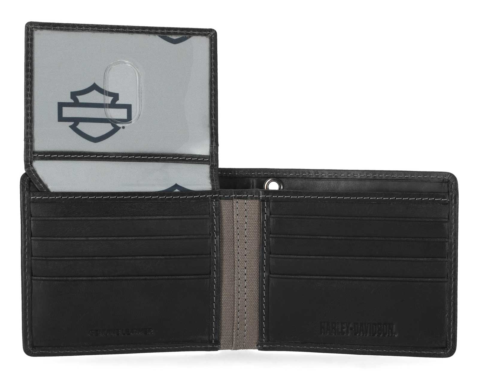 Harley-Davidson® Men's Willie G Skull Stitch Passcase Bi-Fold