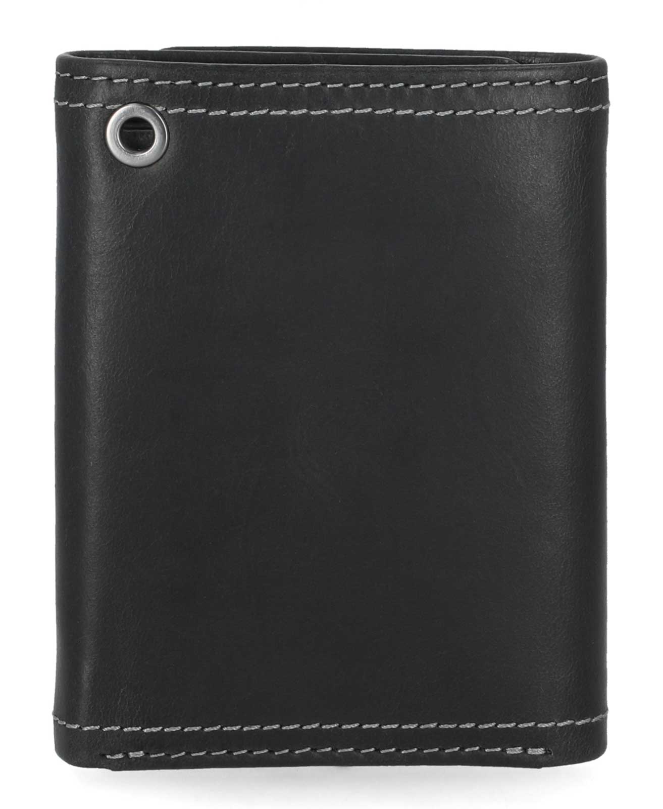 Harley-Davidson® Men's Skull Stitch Tri-Fold Genuine Leather
