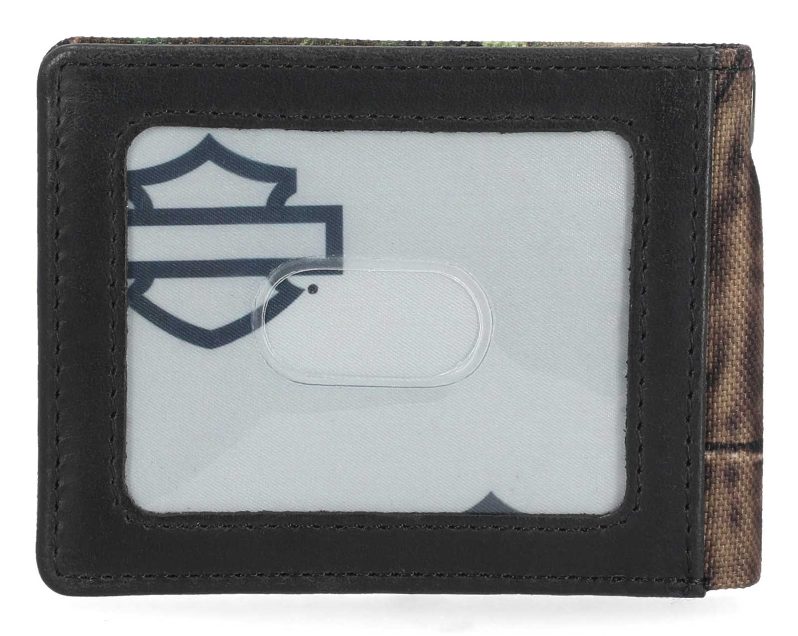 Harley-Davidson Men's Realtree® Camo Front Pocket Bi-Fold Wallet, Brown - No Hassle Returns at Wisconsin Harley