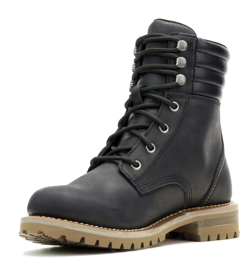 Harley-Davidson® Women's Gynger Lace 6-Inch Black Motorcycle Boots