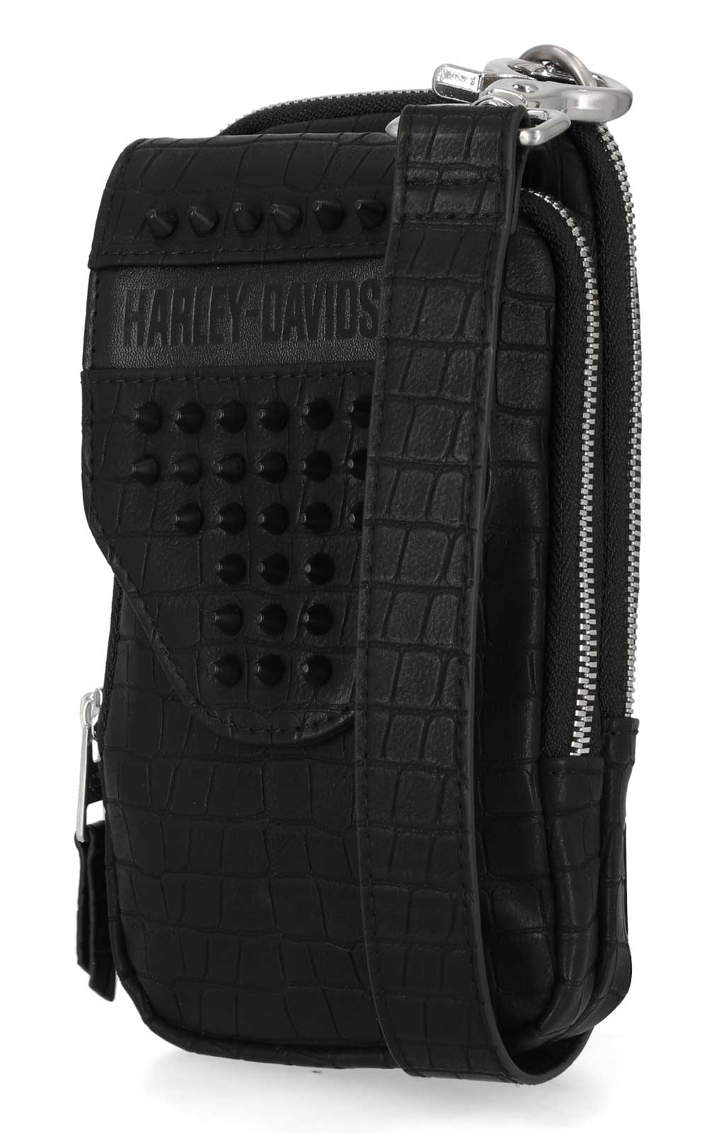 Harley-Davidson Free Shipping - Harley-Davidson Women's Cone Studded Phone Crossbody Case, Black - Free Shipping on many products plus Orders Over $99