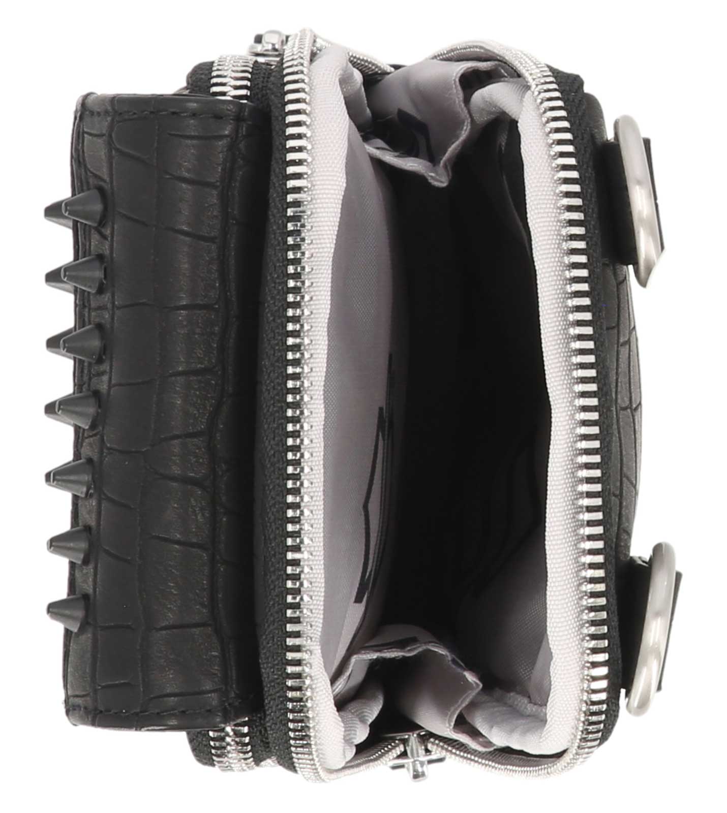 Harley-Davidson Women's Cone Studded Phone Crossbody Case, Black - No Hassle Returns at Wisconsin Harley