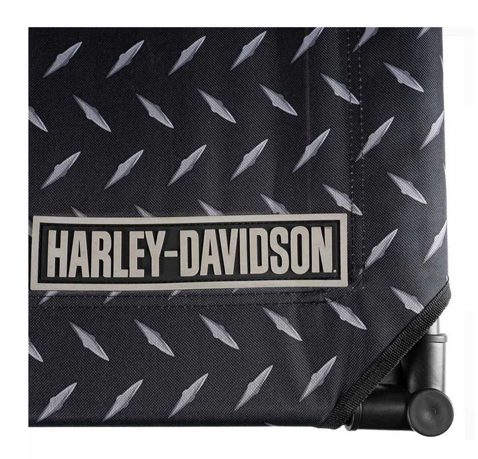 Harley-Davidson Free Shipping - Harley-Davidson Diamond Plate Elevated Pet Travel Bed, Water-Resistant Black - Free Shipping on many products plus Orders Over $99