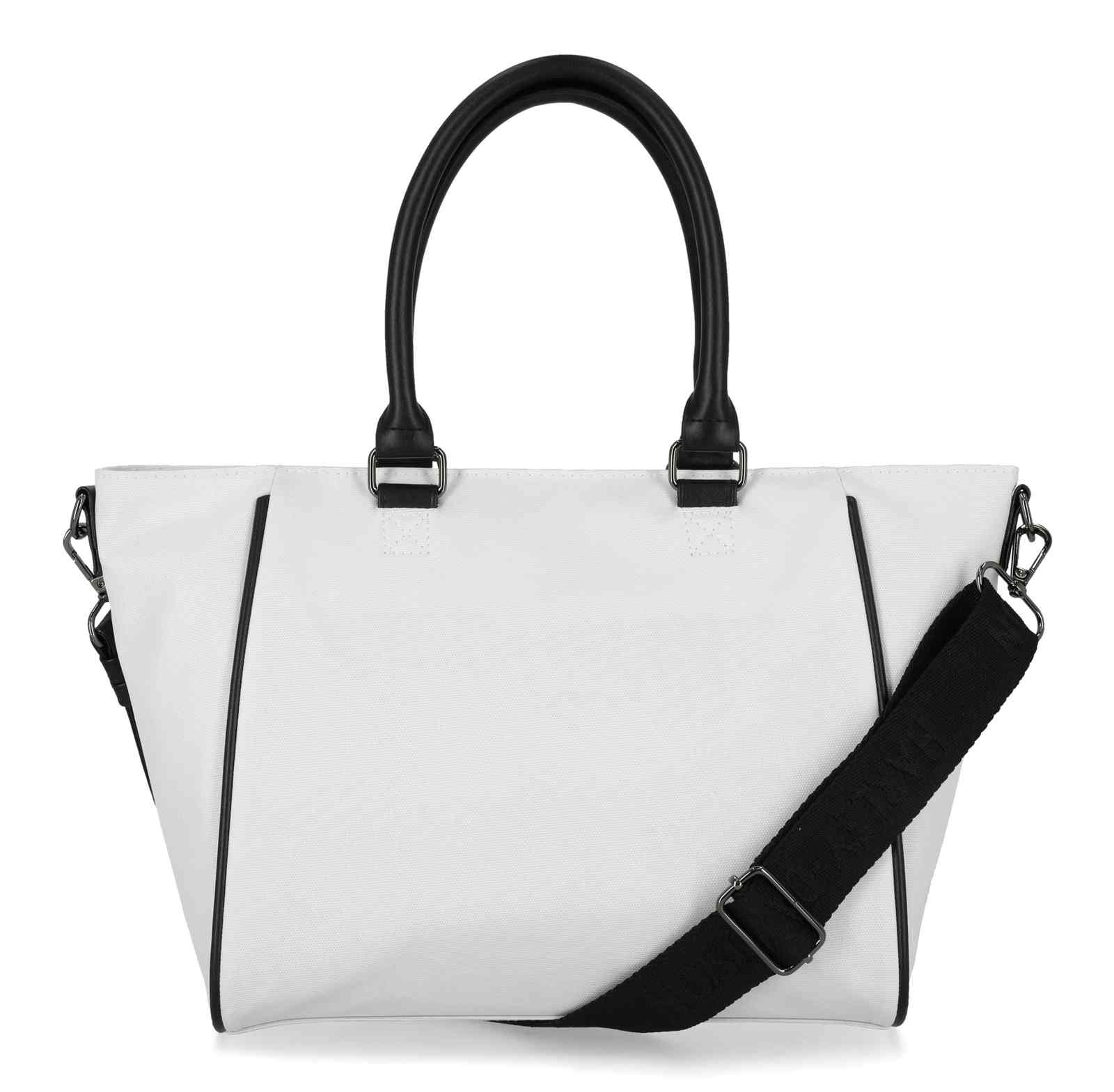 Harley-Davidson Women's Open Bar & Shield Rhinestone Satchel Purse, White - No Hassle Returns at Wisconsin Harley