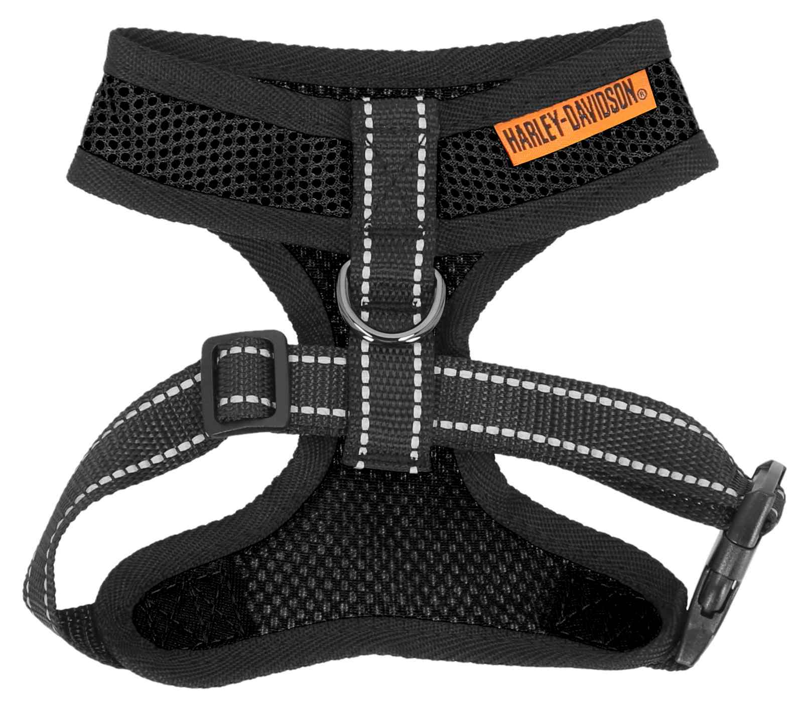 Harley-Davidson Free Shipping - Harley-Davidson Bar & Shield Logo Dog Harness, Breathable Mesh, Black Polyester - Free Shipping on many products plus Orders Over $99