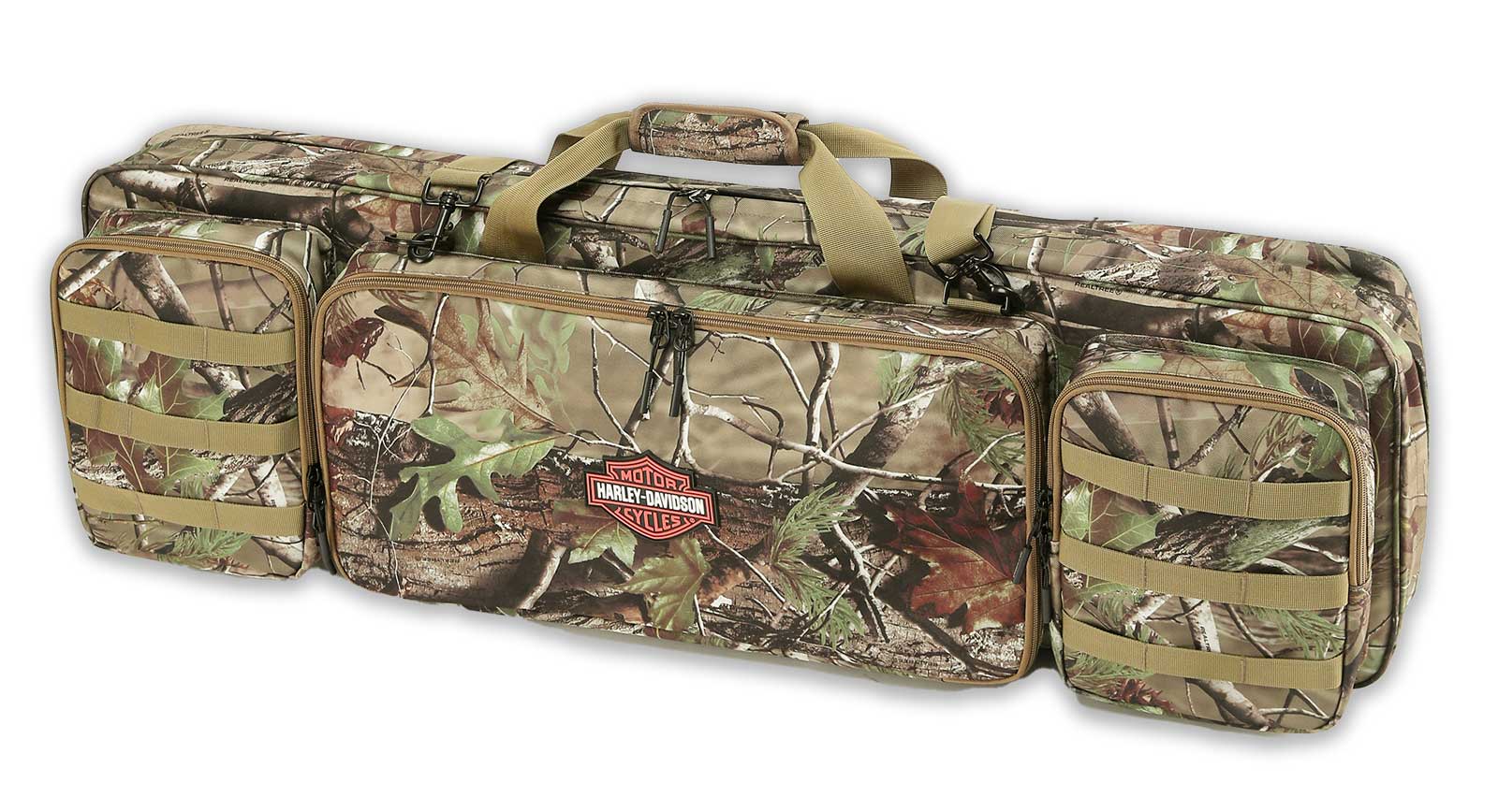 Harley-Davidson Sportsman's Realtree® Camo Utility Case Bag, Rugged Polyester - Wisconsin Harley-Davidson
