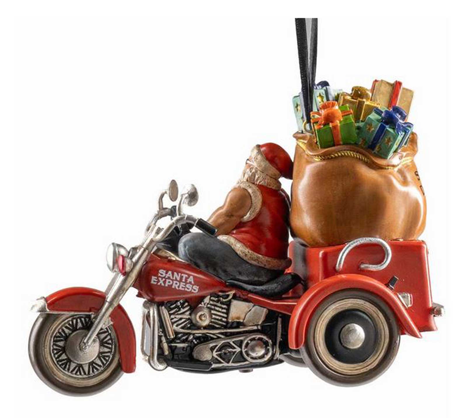 Harley-Davidson 2025 Sculpted Biker Santa Holiday Christmas Tree Ornament - No Hassle Returns at Wisconsin Harley