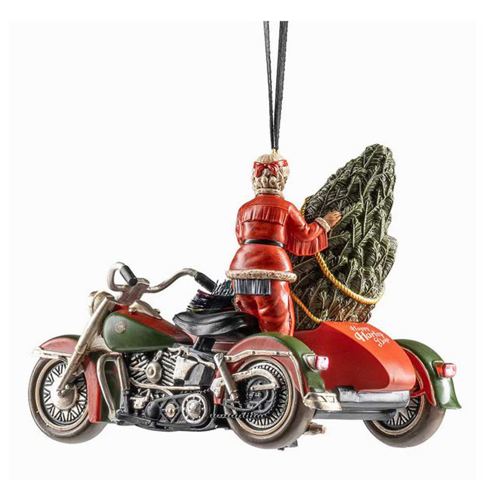 Harley-Davidson Free Shipping - Harley-Davidson 2025 Sculpted Biker Mrs. Claus Holiday Christmas Tree Ornament - Free Shipping on many products plus Orders Over $99