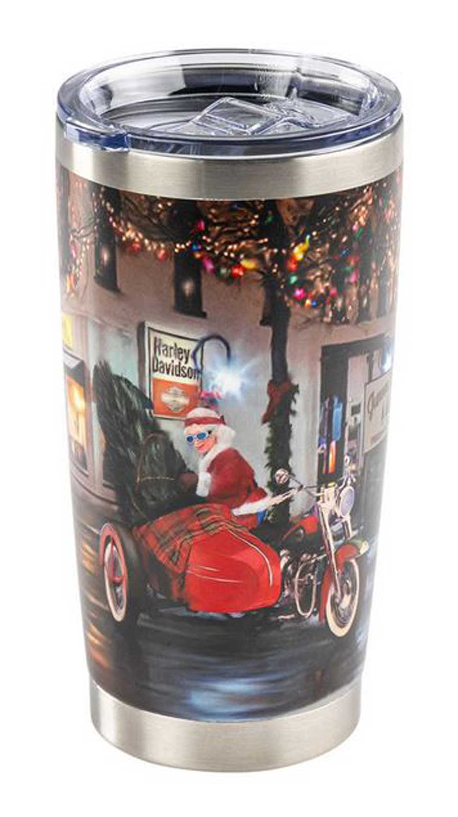 Harley-Davidson Free Shipping - Harley-Davidson Biker Santa Travel Mug, Double-Wall Stainless Steel, 20 oz. - Free Shipping on many products plus Orders Over $99