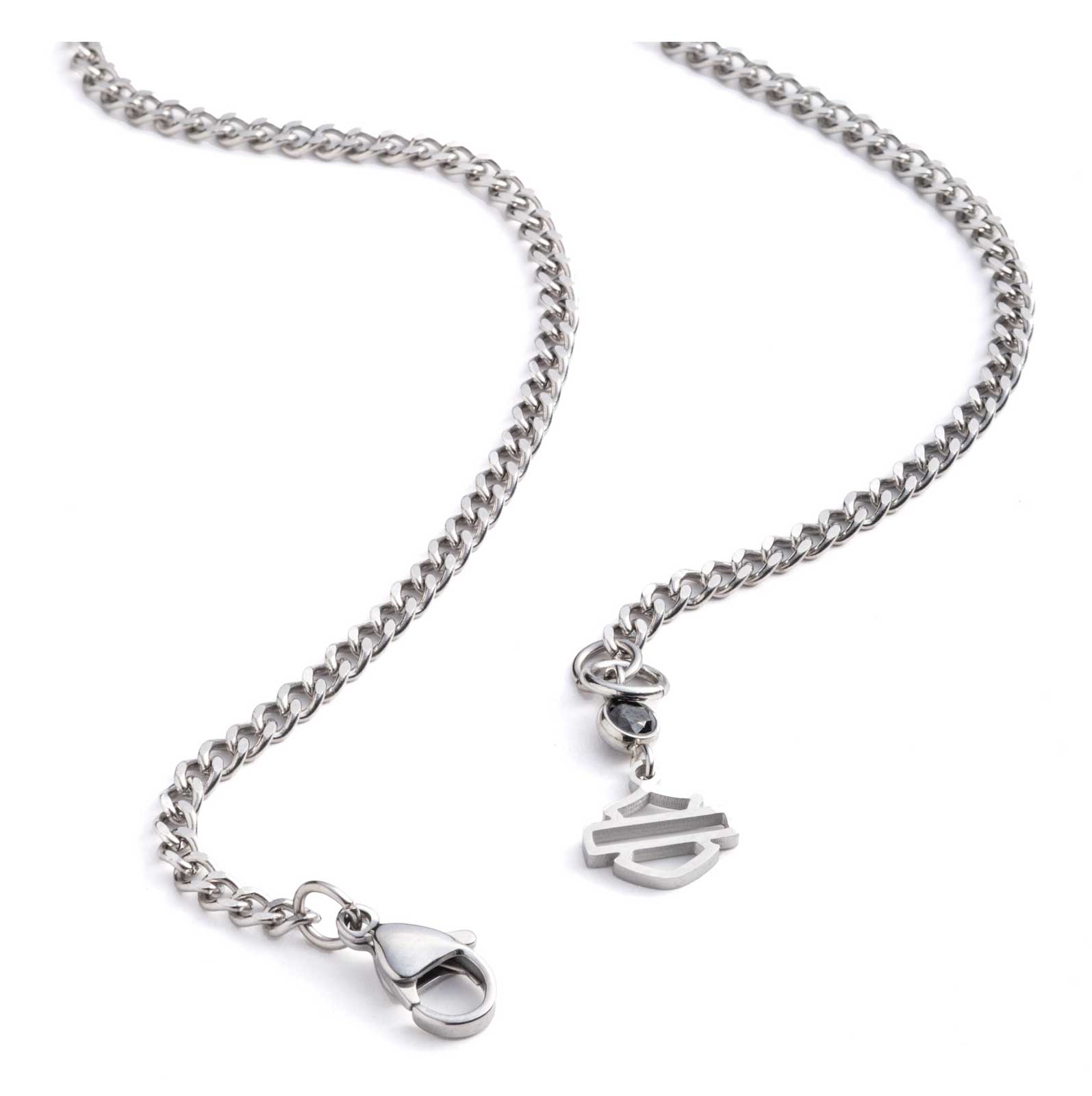 Harley-Davidson Men's 26 in. Dog Tag Pendant Necklace, Stainless Steel - No Hassle Returns at Wisconsin Harley