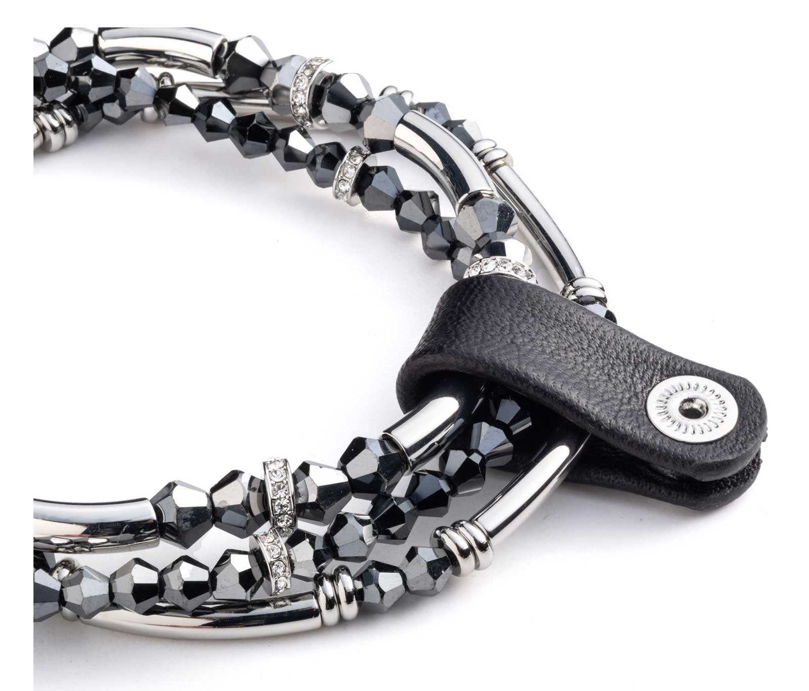 Harley-Davidson Free Shipping - Harley-Davidson Women's Set of 3 Bar & Shield Charm Stretch Bracelets, Silver - Free Shipping on many products plus Orders Over $99